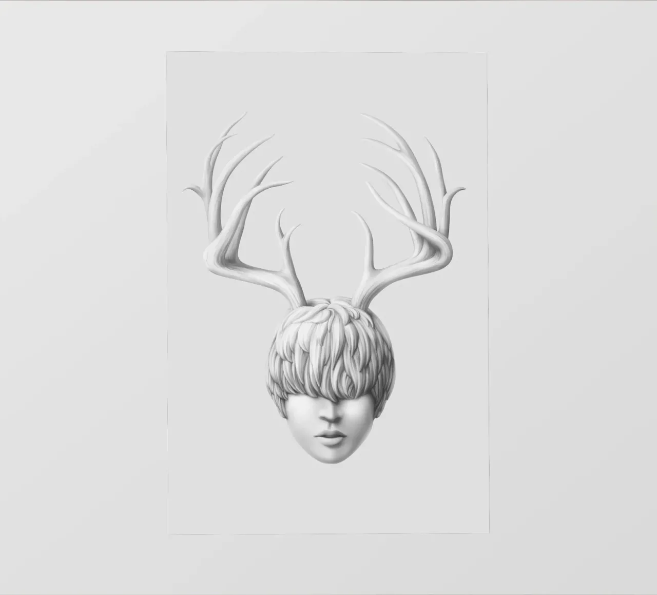 Vorrei essere un cervo telo in pvc da Artascy Art