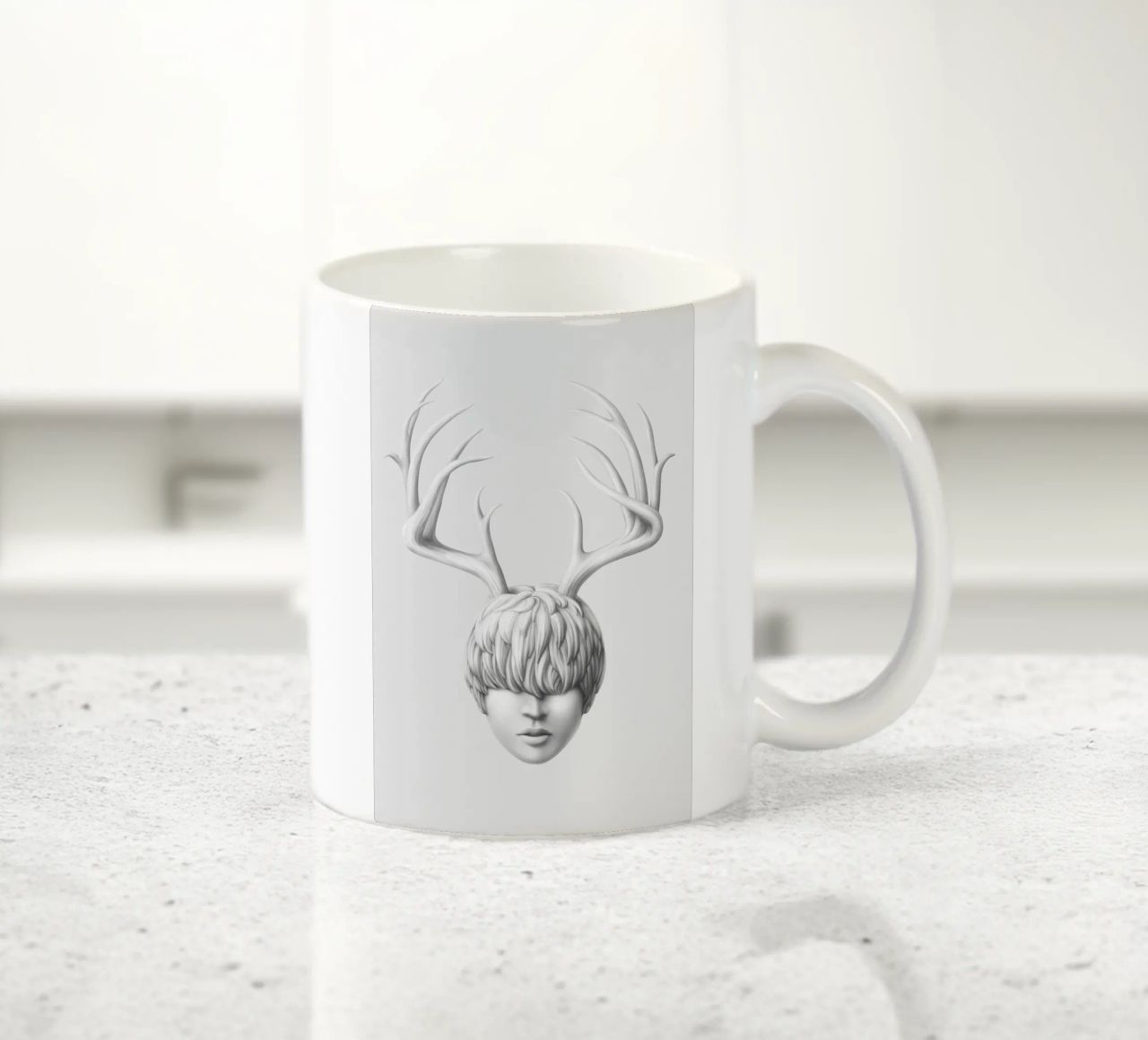 Vorrei essere un cervo tazza in ceramica da Artascy Art