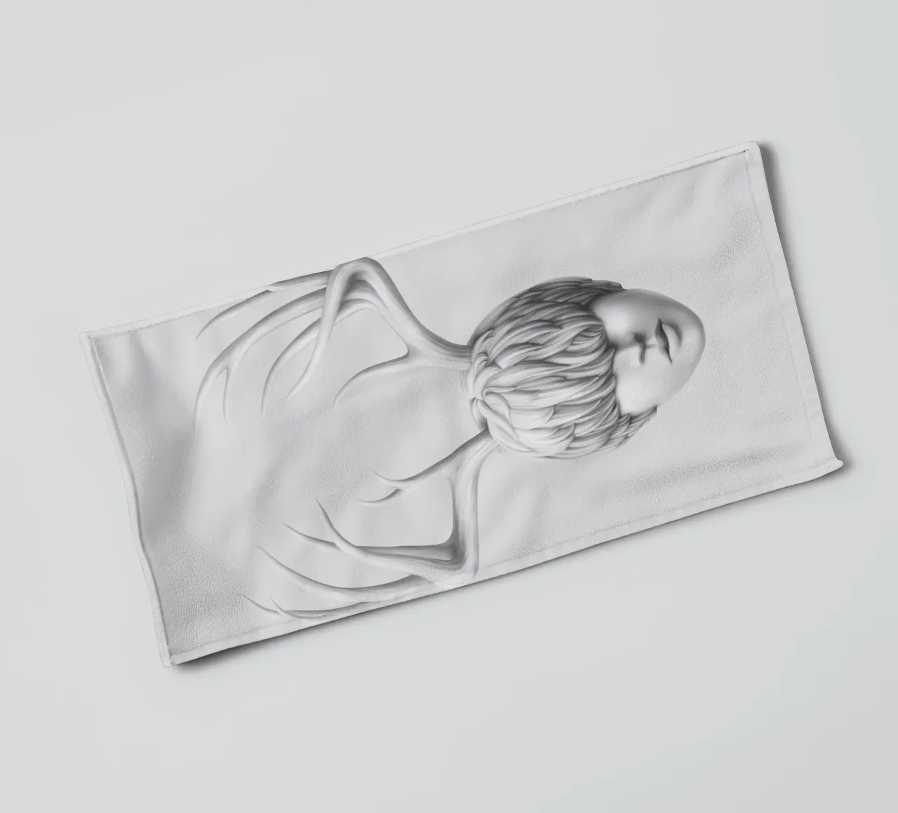 Vorrei essere un cervo asciugamano da bagno da Artascy Art