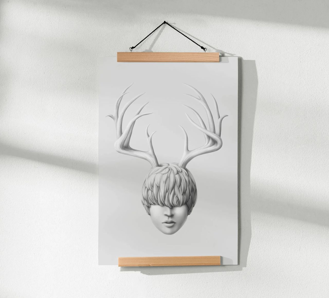Vorrei essere un cervo poster da Artascy Art