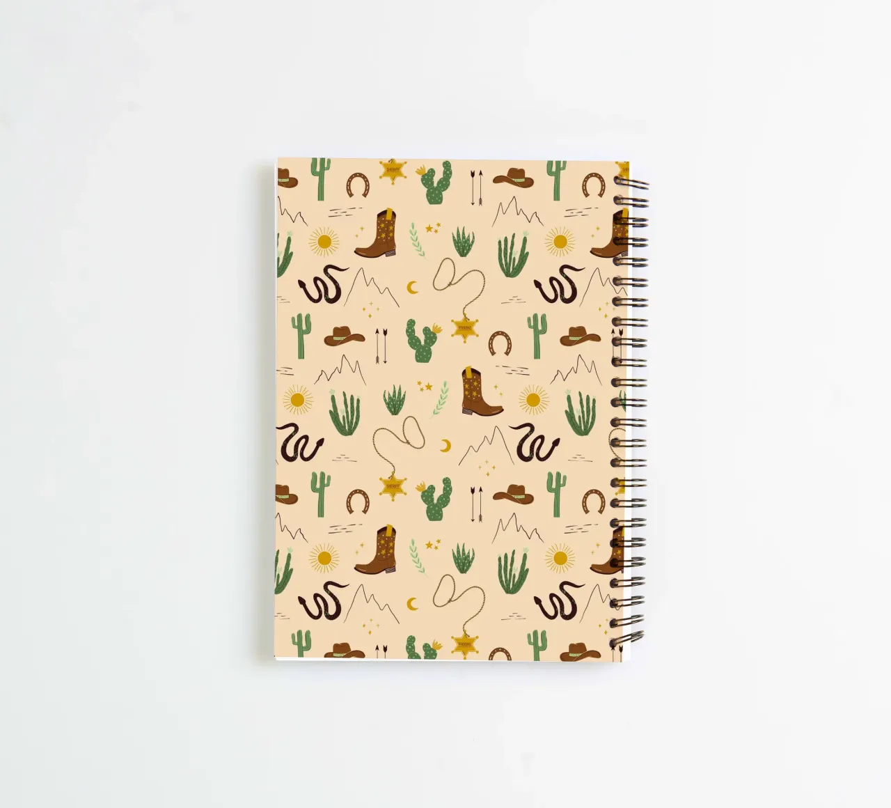 Yeehaw! spiral notebook by nicigabrieldesigns