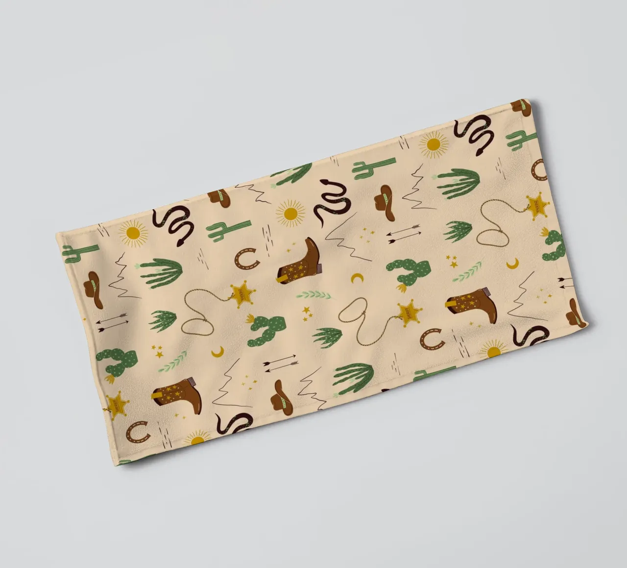 Yeehaw! asciugamano da bagno da nicigabrieldesigns