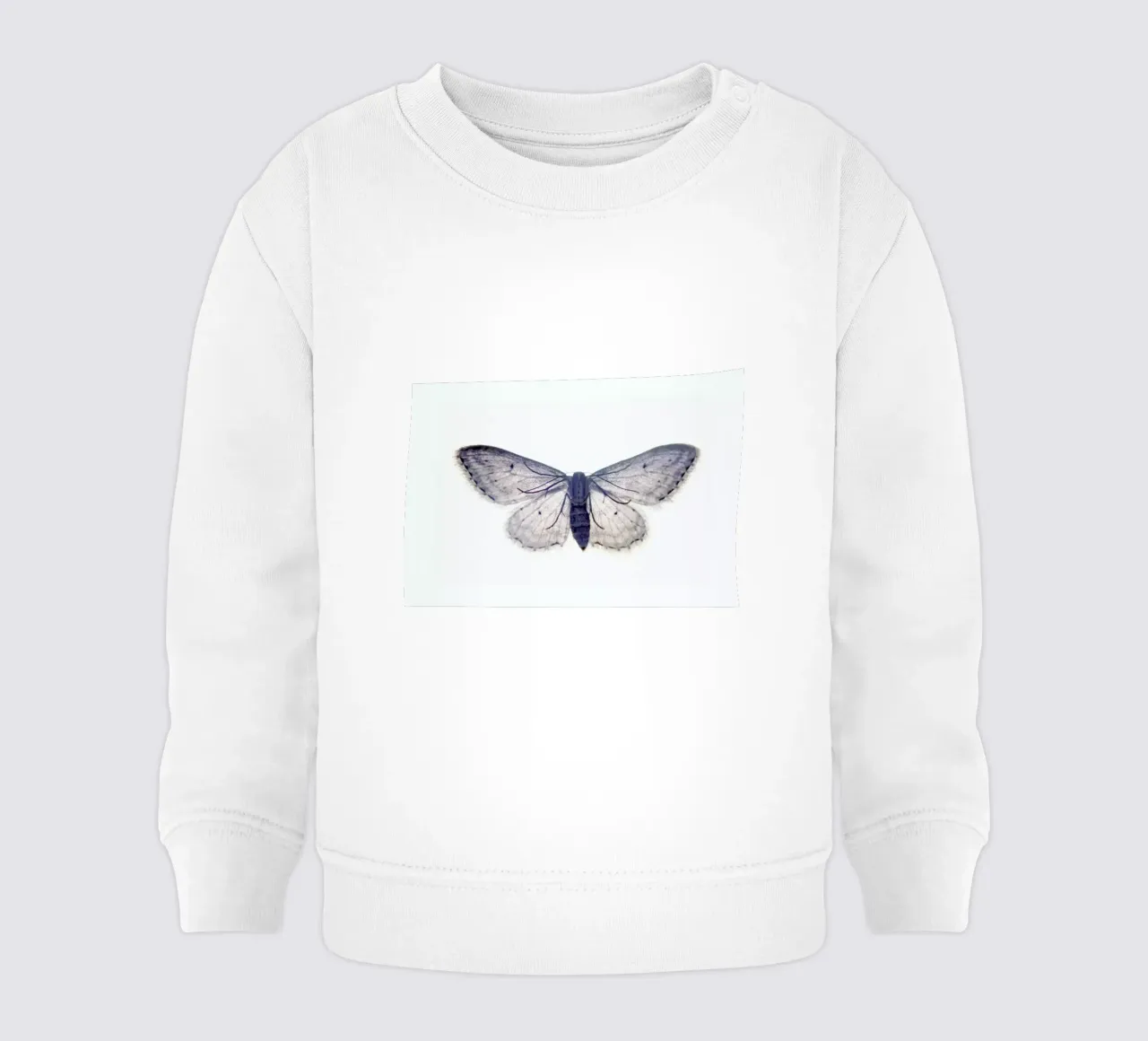 Butterfly in Blue felpa neonato da cafelab