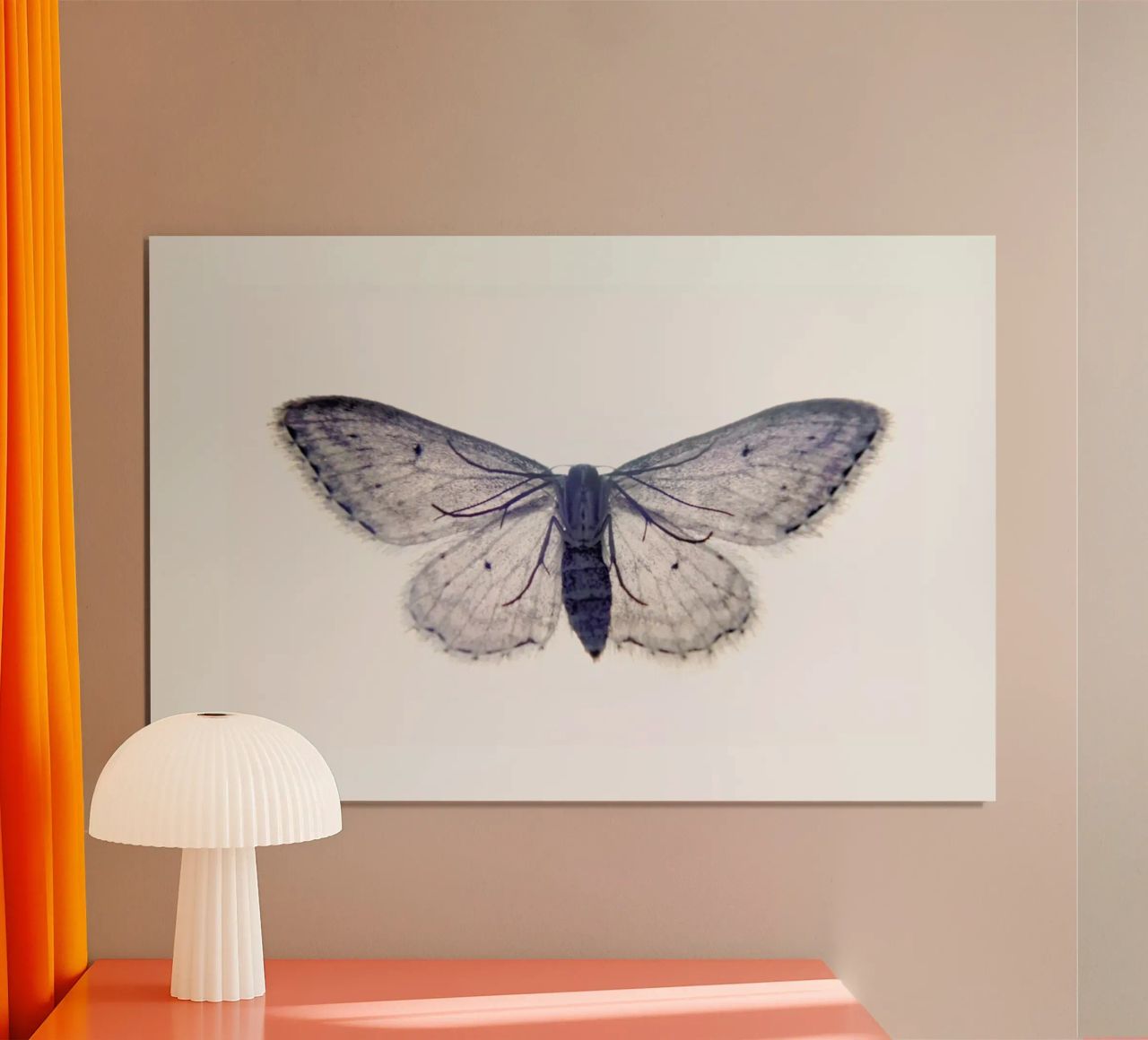 Butterfly in Blue Poster von cafelab