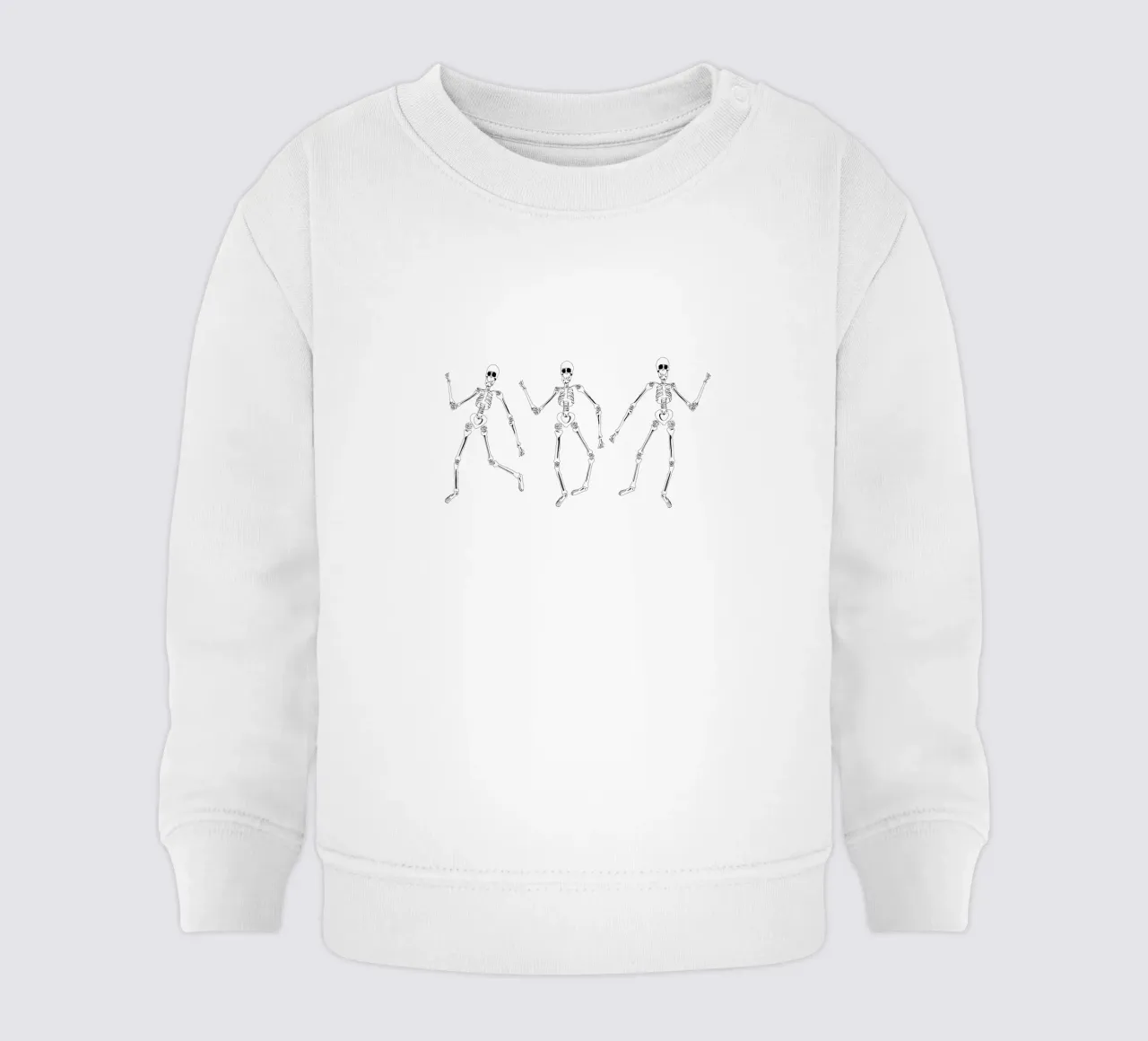 Dancing Skeletons felpa neonato da anisillustration
