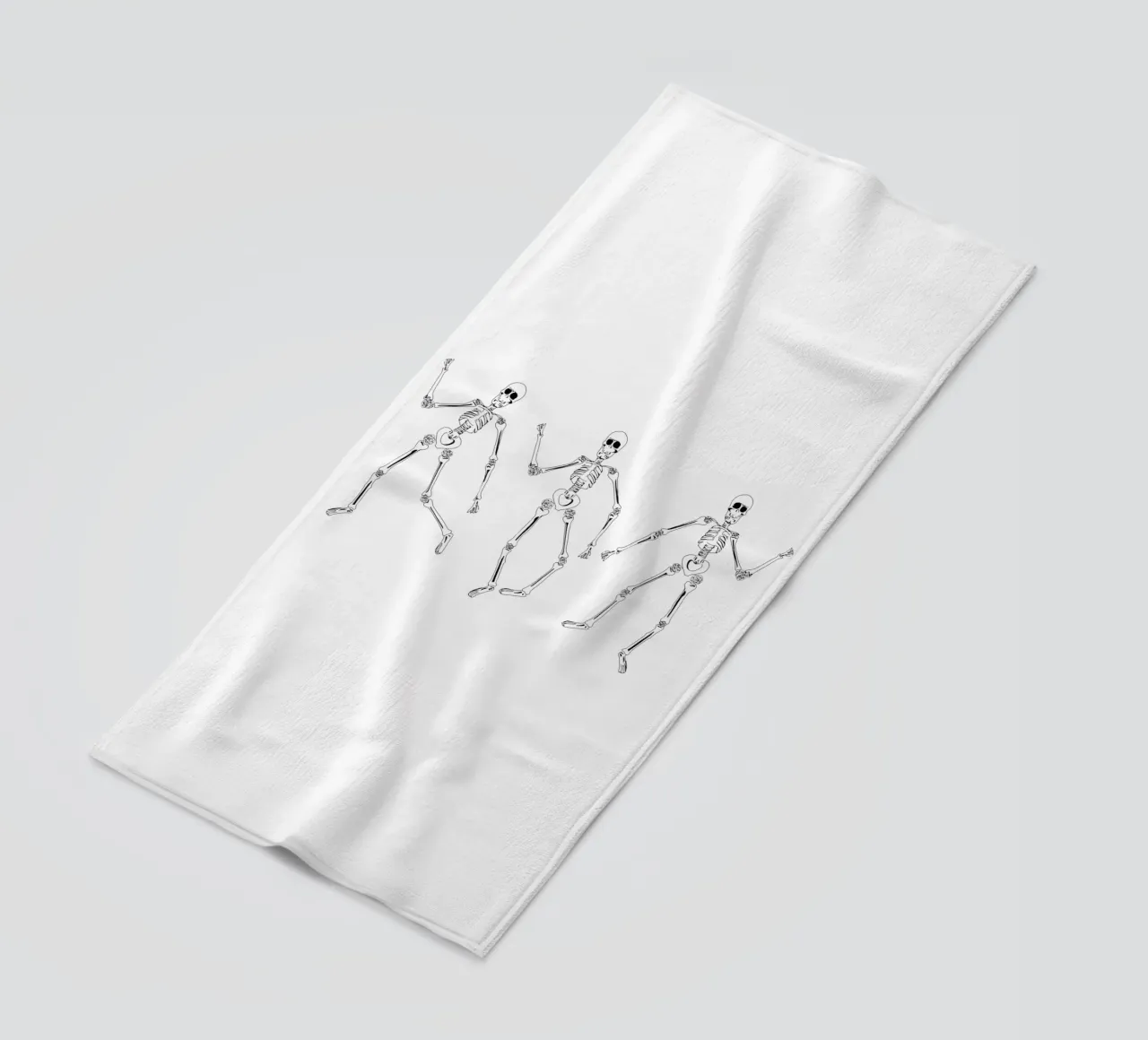 Dancing Skeletons telo mare da anisillustration