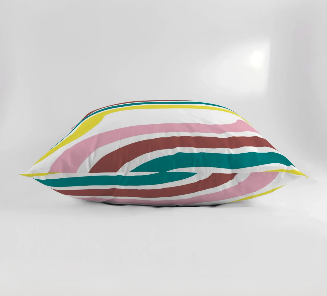 Waves vagues funky decorative cushion by cim_art