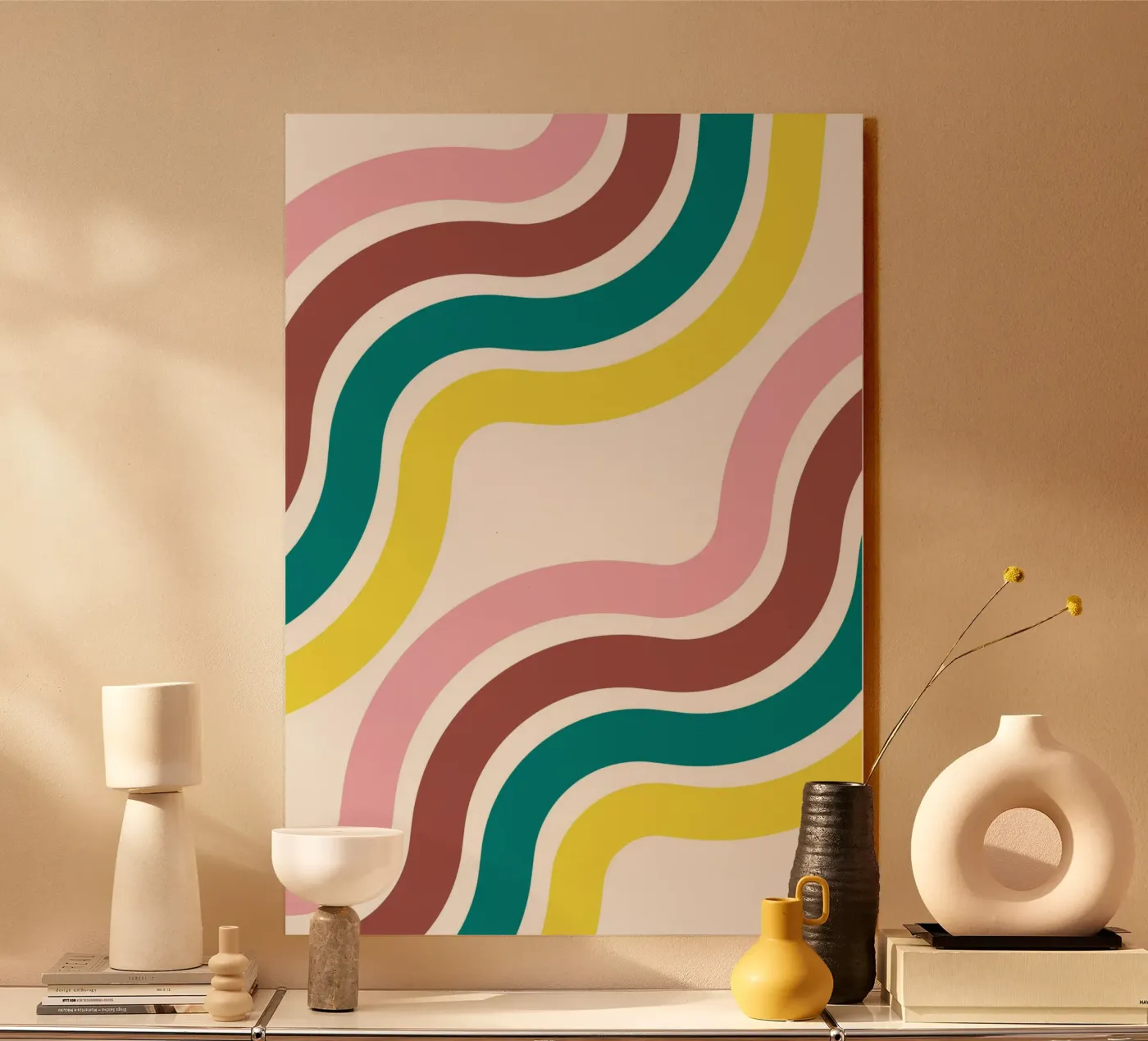 Waves vagues funky acryl van cim_art