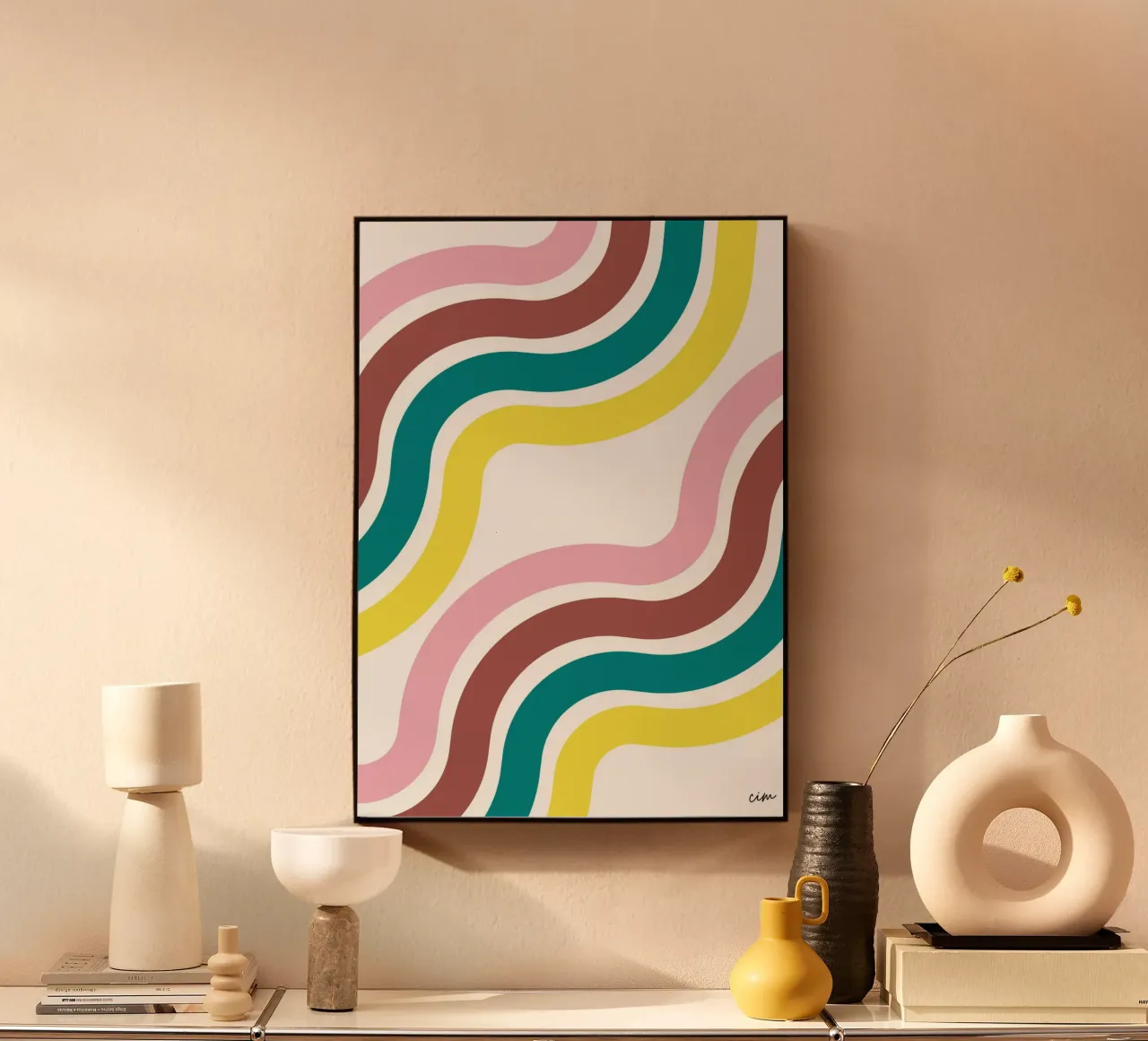 Waves vagues funky alu-dibond by cim_art