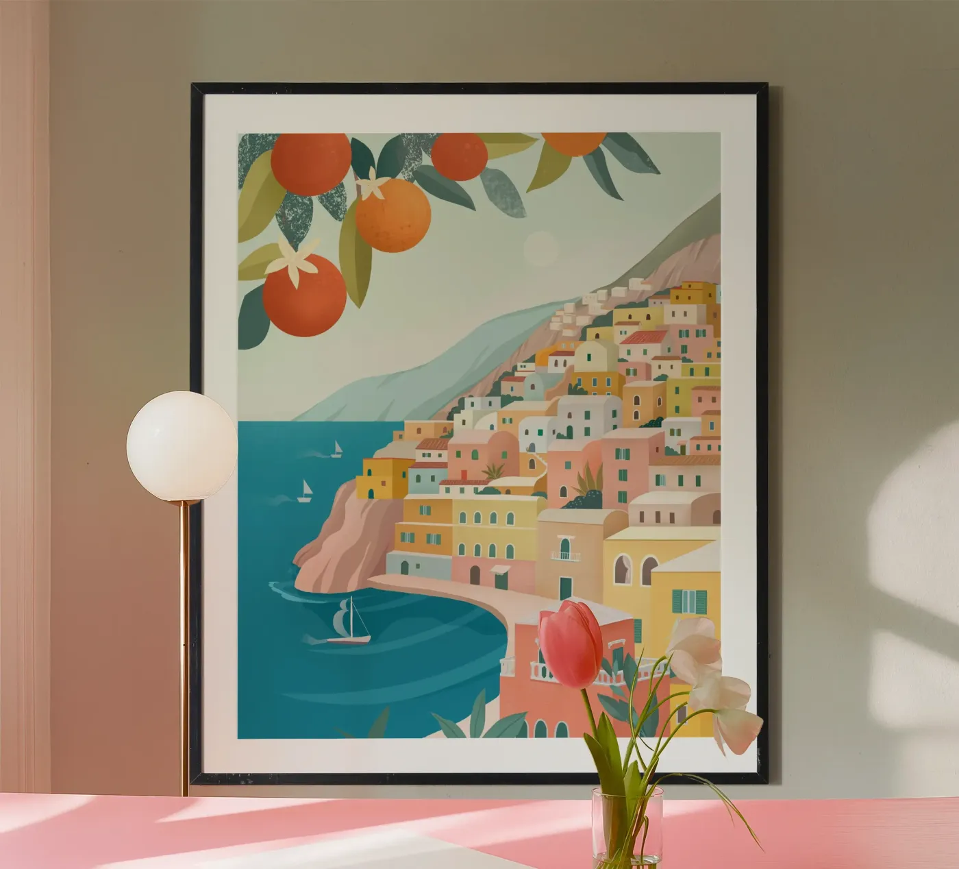 Amalfi Oranges poster da PetrArts