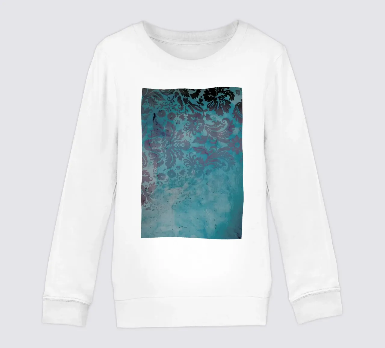 Grunge Damask felpa bambino da cafelab