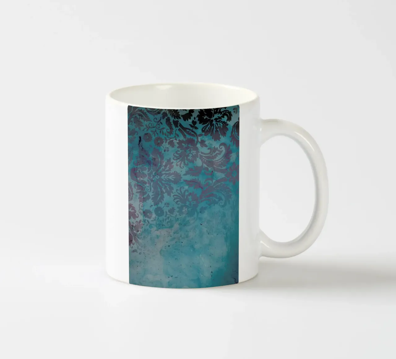 Grunge Damask tazza in ceramica da cafelab