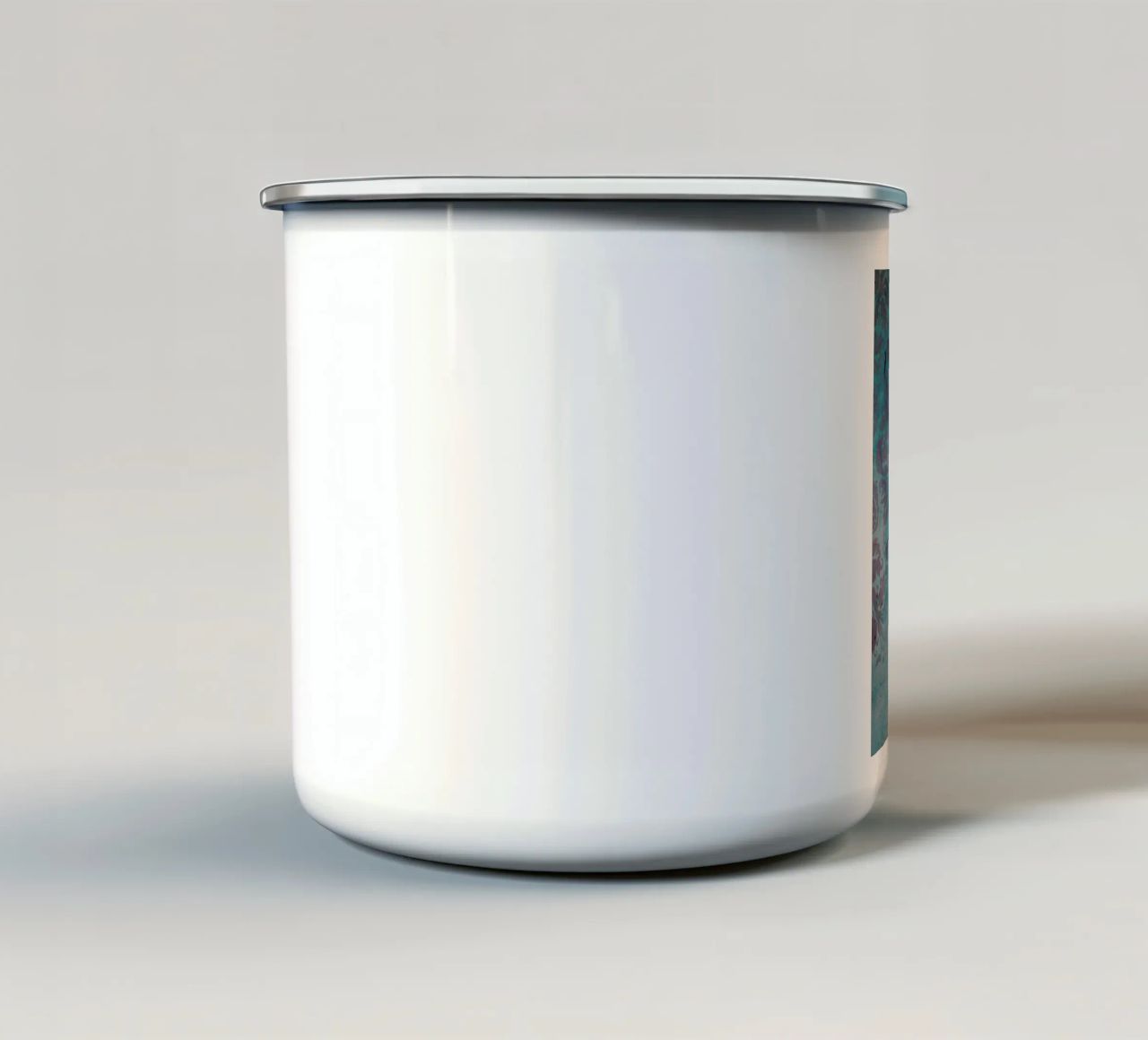 Grunge Damask tazza in smalto da cafelab