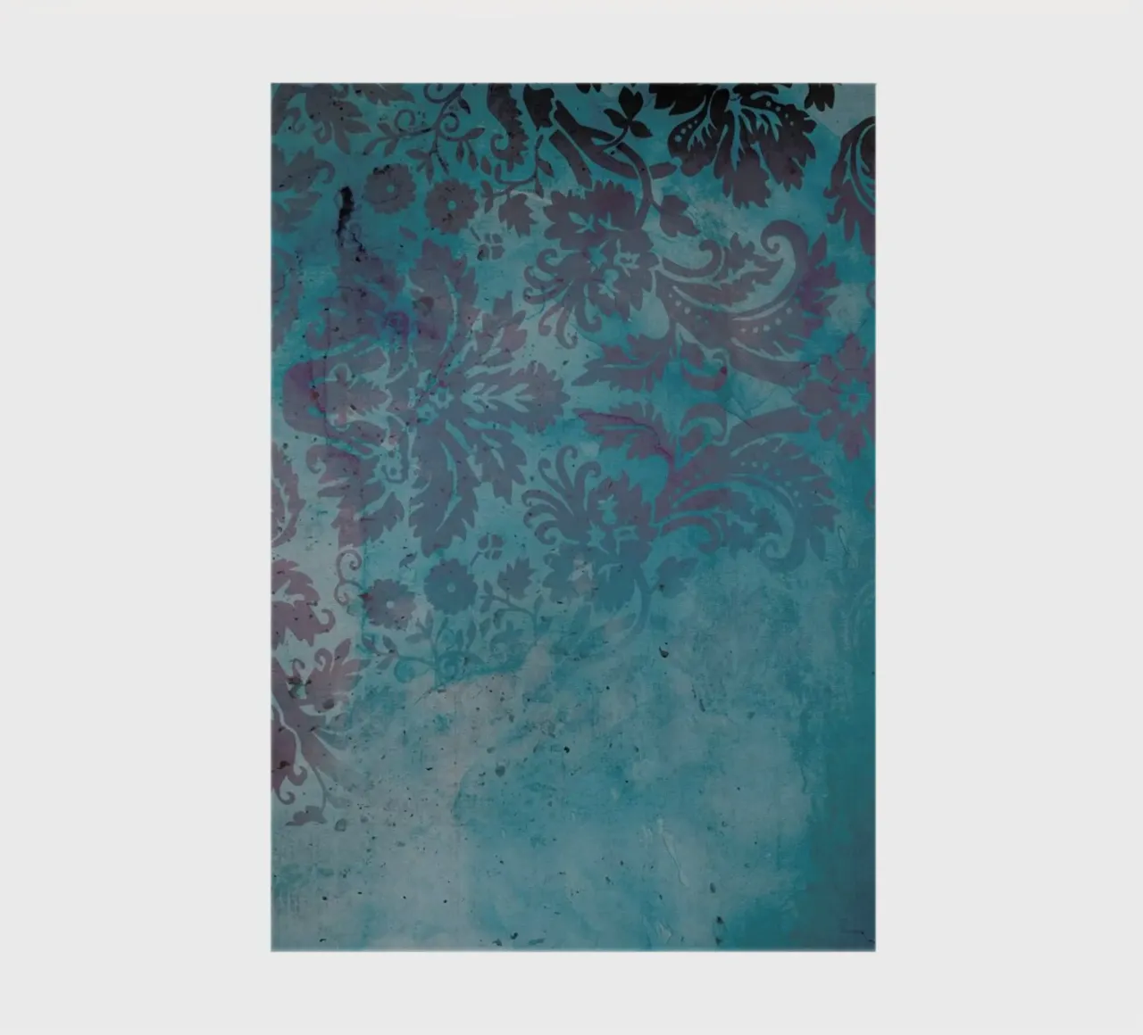 Grunge Damask cuaderno de cafelab