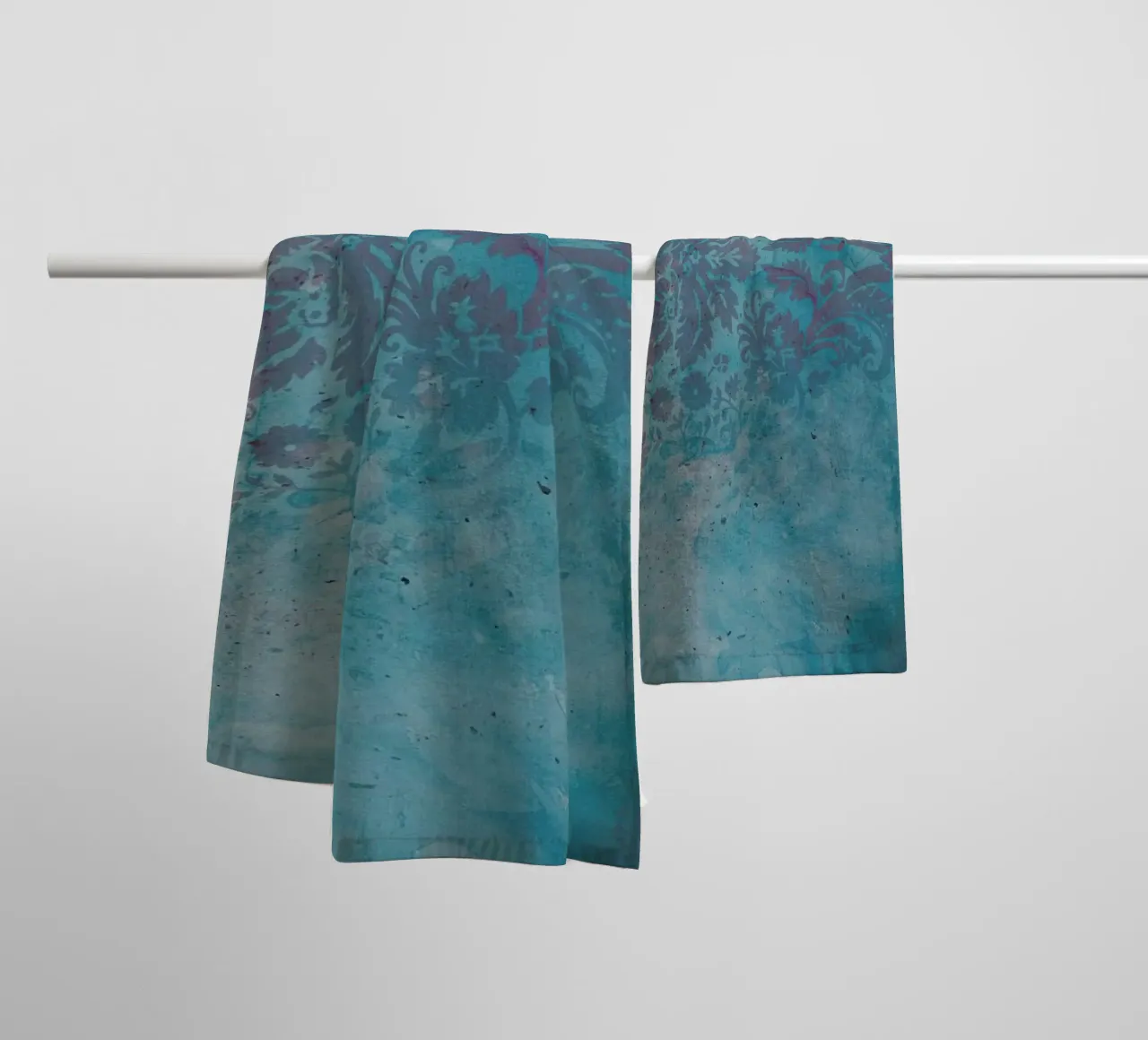 Grunge Damask Handtuch von cafelab