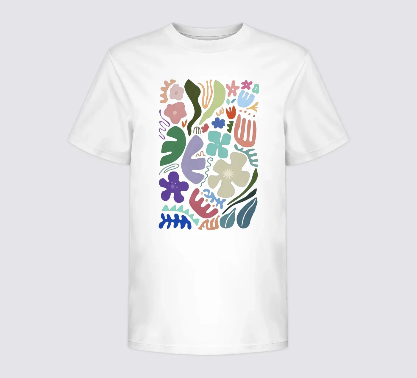 Forme floreali t-shirt bambini da amini54