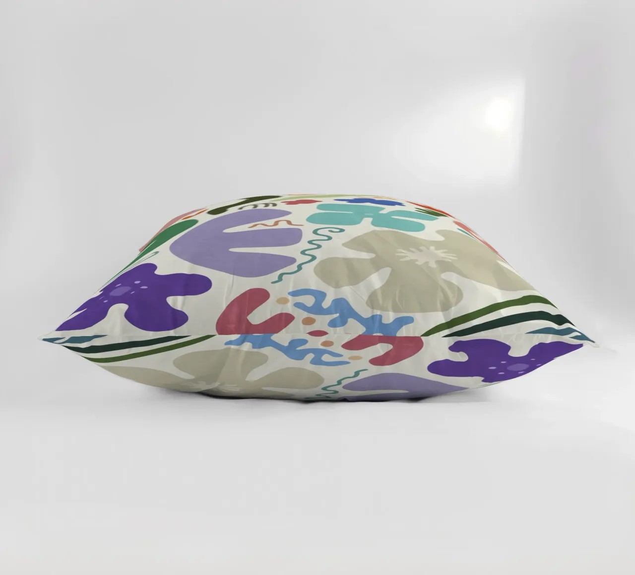 Floral Shapes decorative cushion by amini54
