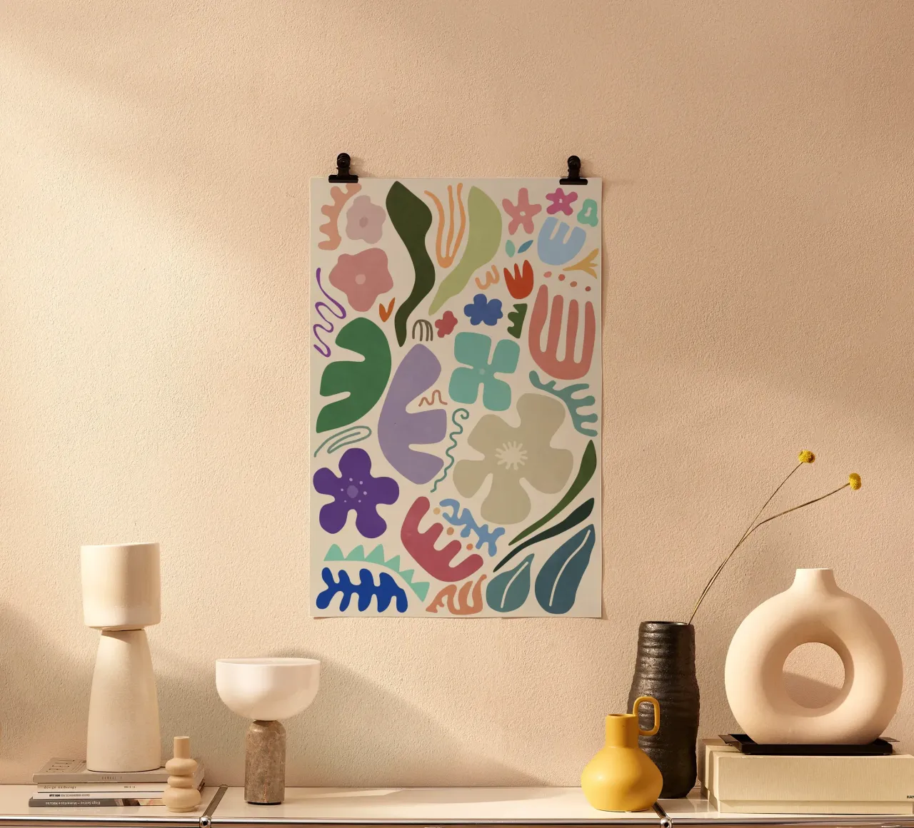 Forme floreali poster da amini54