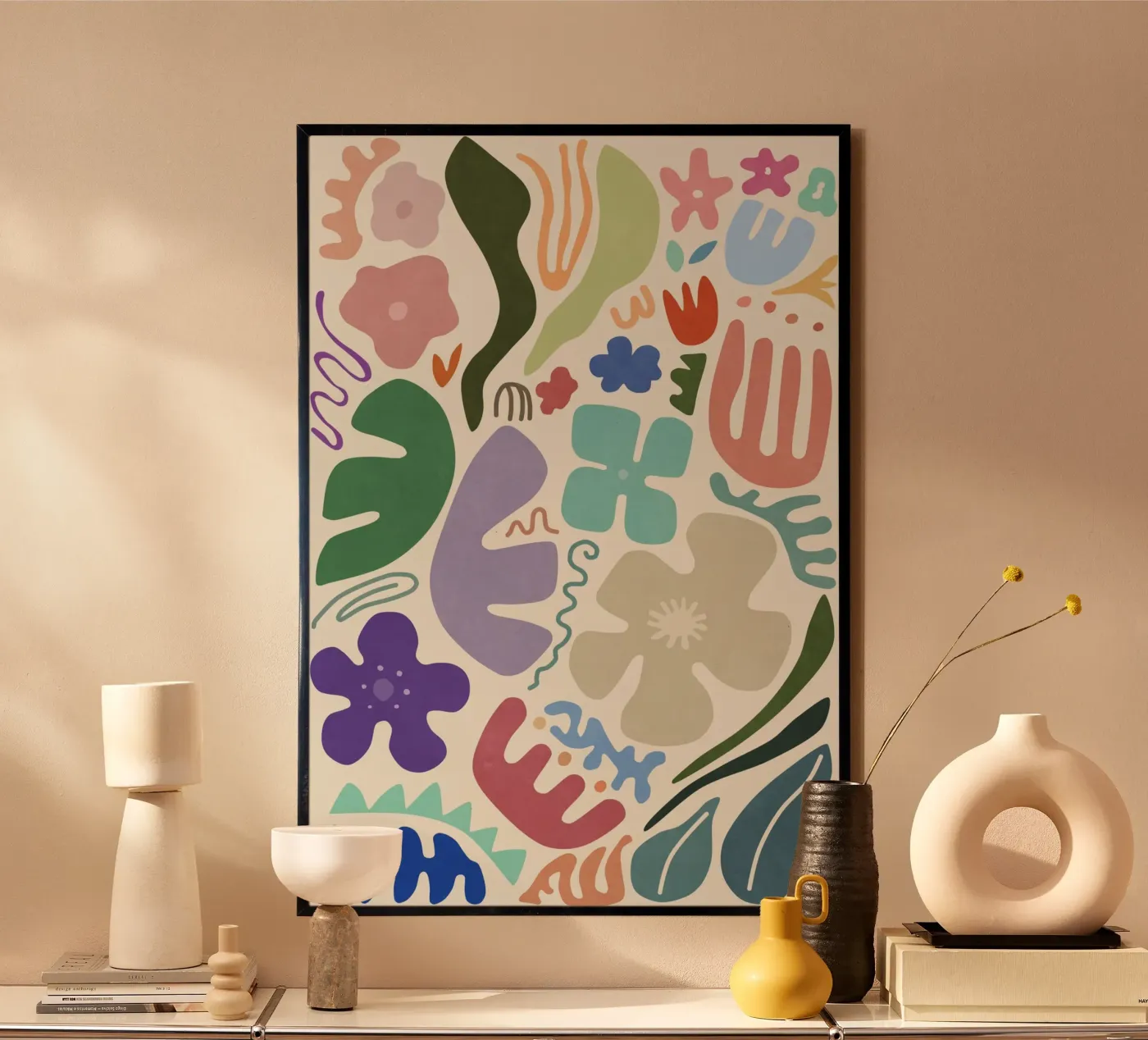 Forme floreali poster da amini54