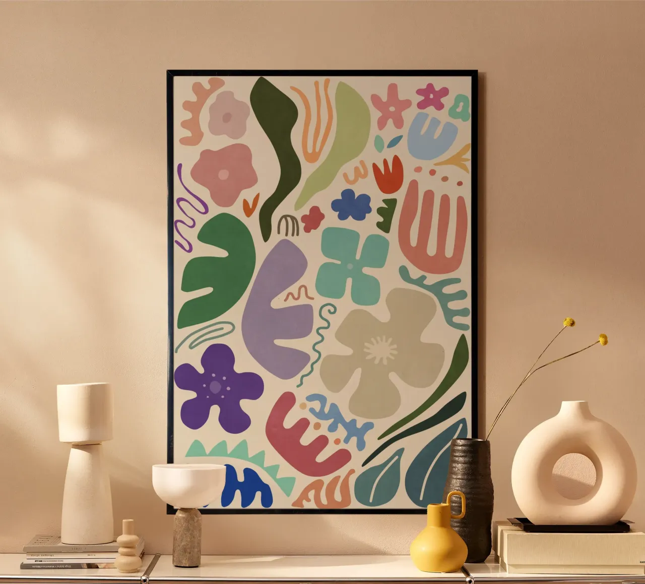 Forme floreali poster da amini54