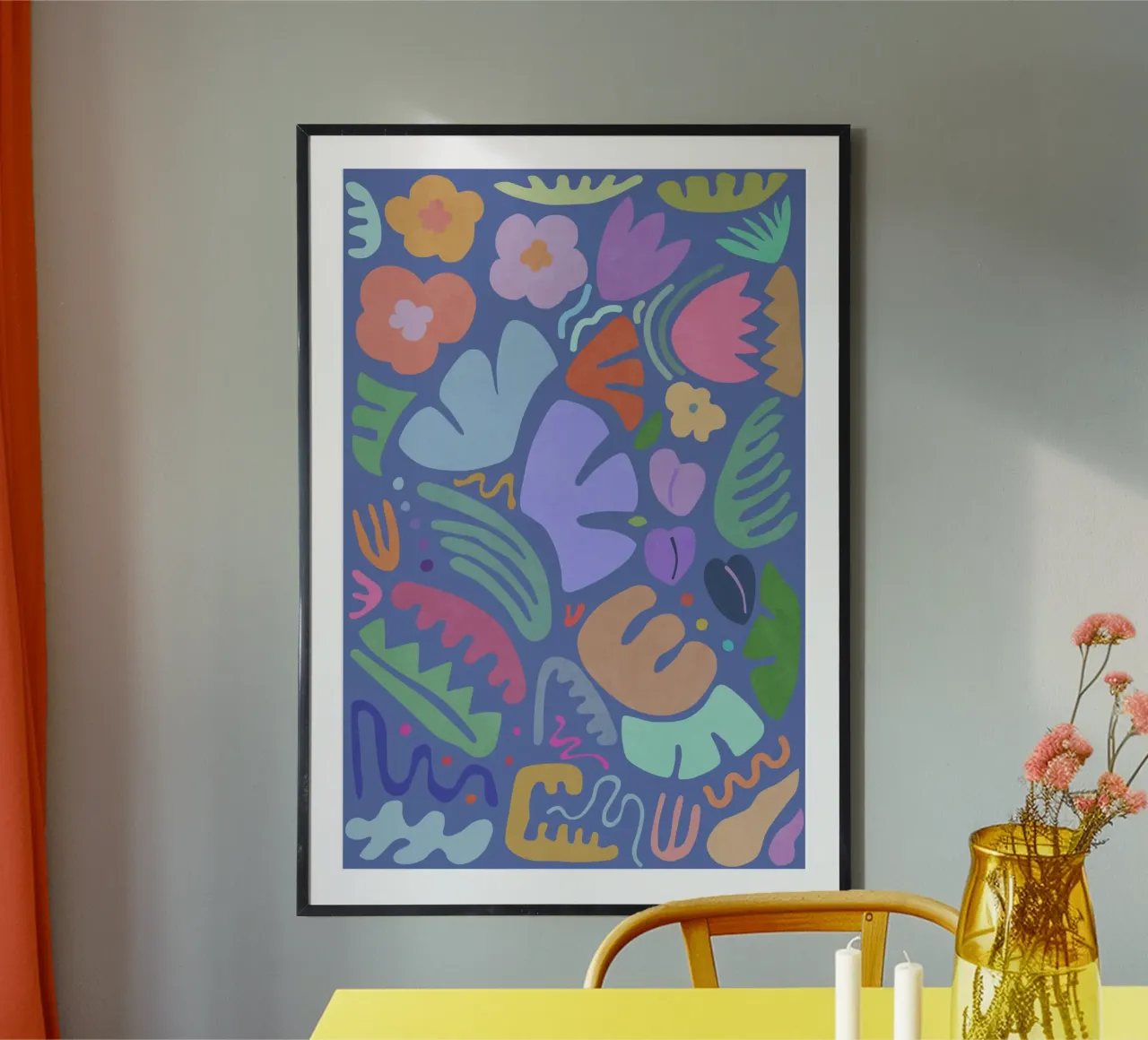 Forme floreali II poster da amini54