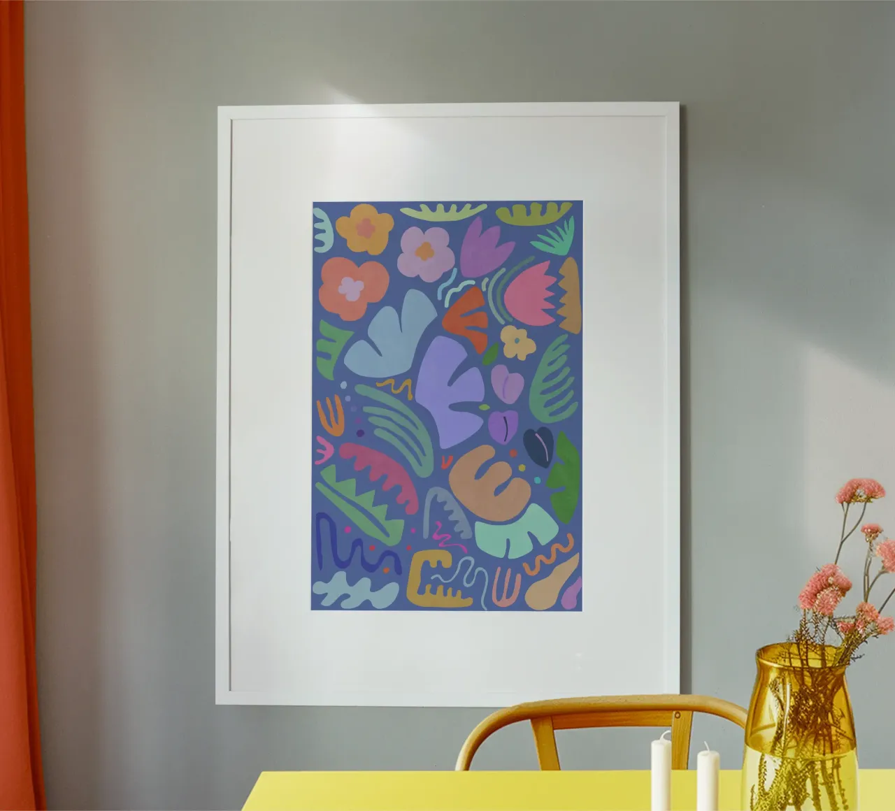 Forme floreali II poster da amini54