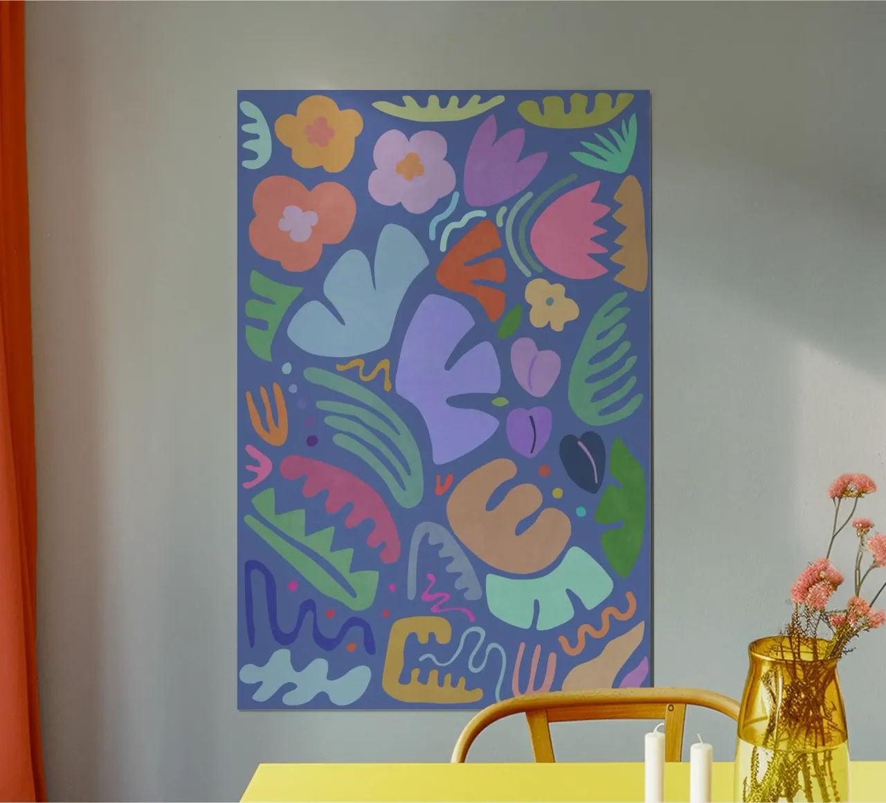 Forme floreali II poster da amini54