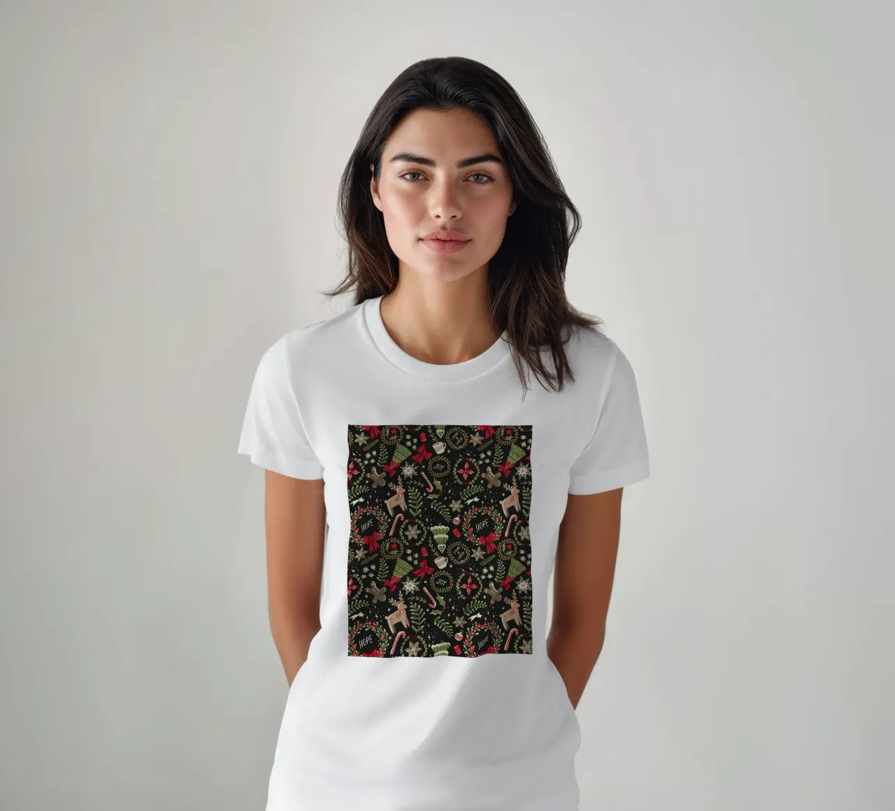 Magical Christmas Pattern t-shirt da anisillustration