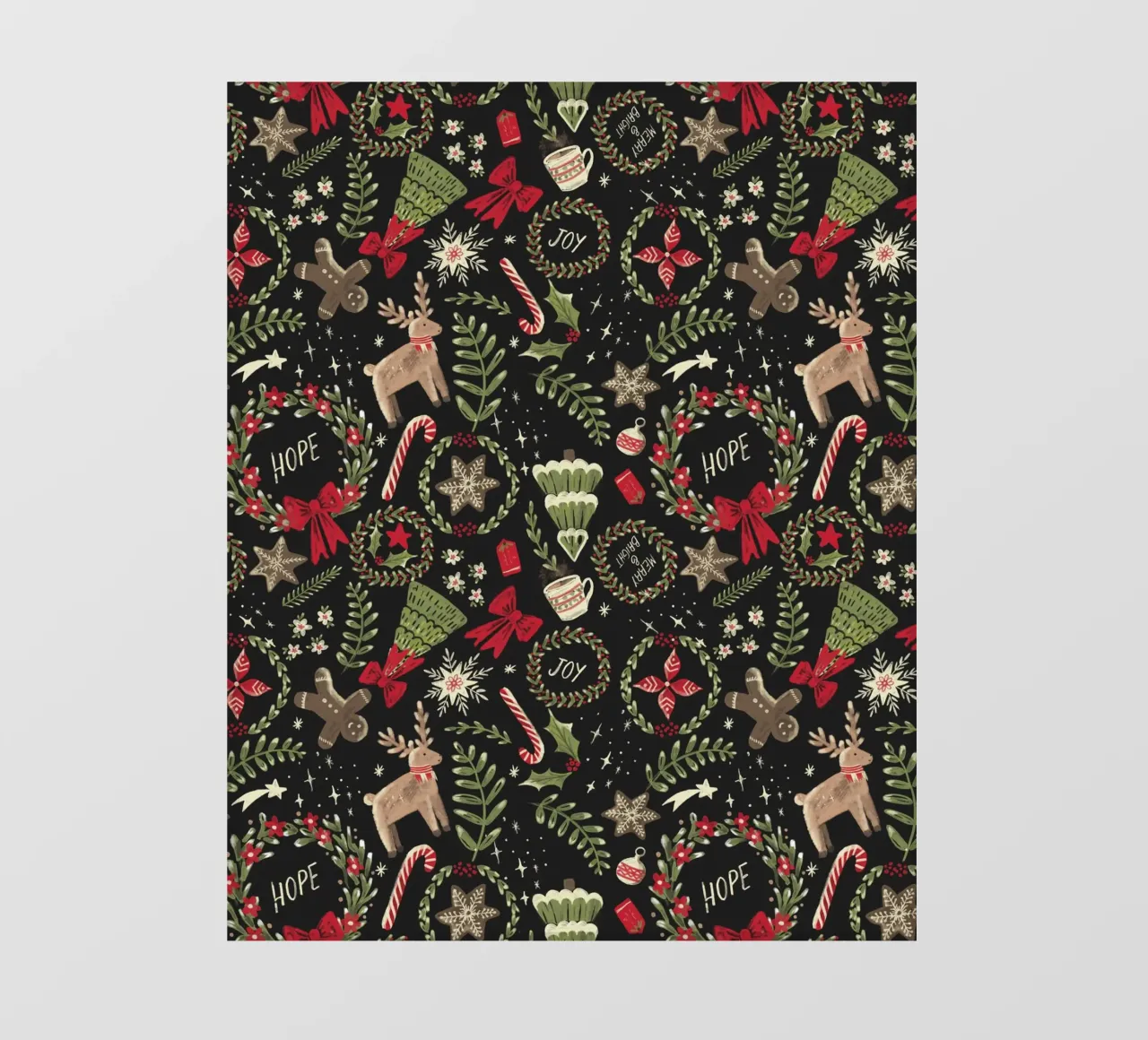 Magical Christmas Pattern telo in pvc da anisillustration