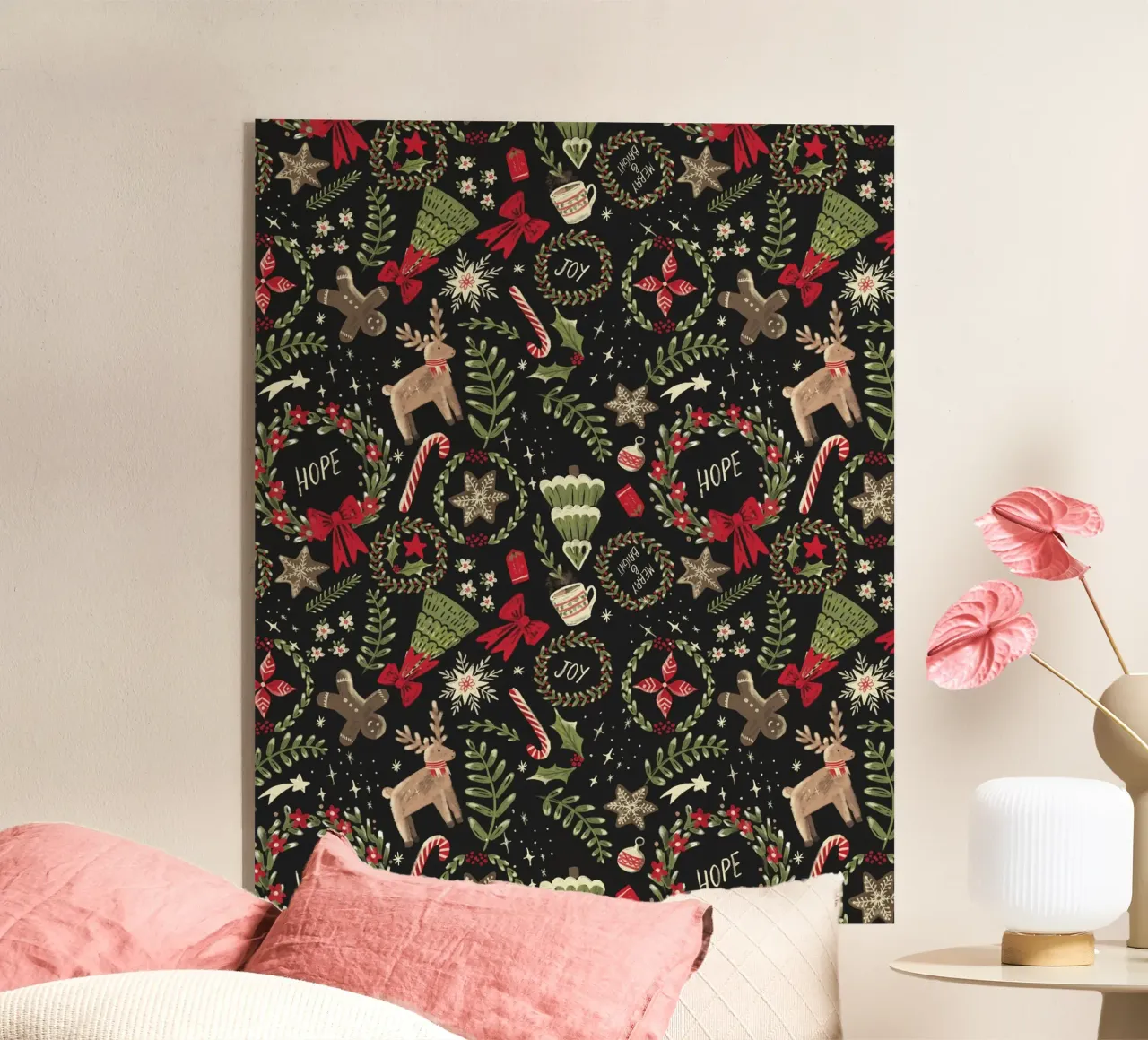 Magical Christmas Pattern plexiglass da anisillustration