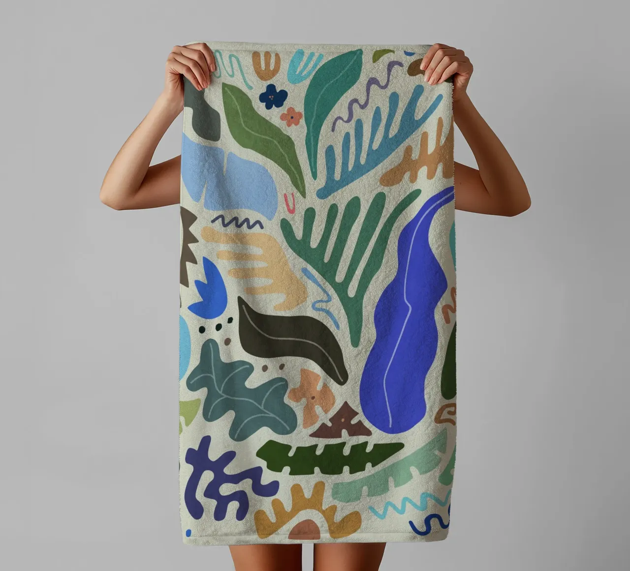 Jungle Colors towel by amini54