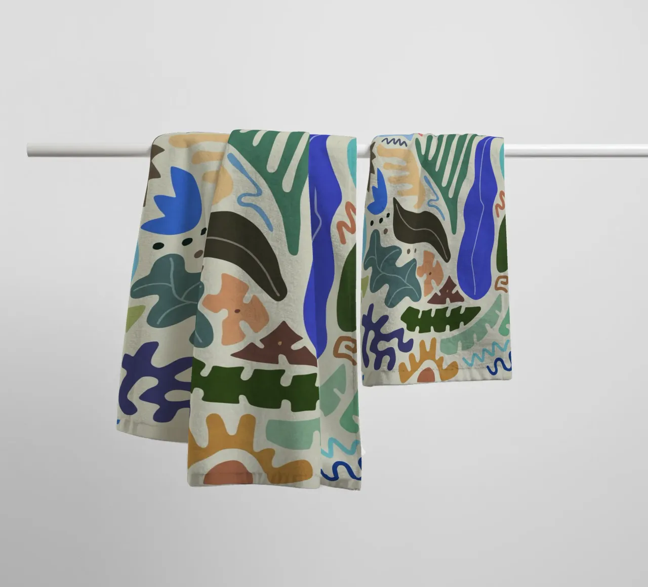 Jungle Colors towel by amini54
