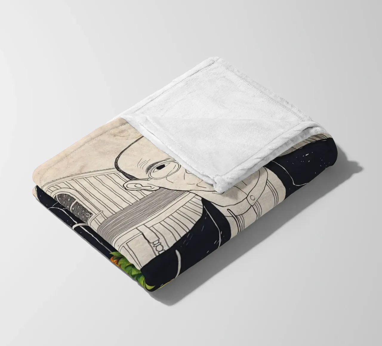 The Harvest fleece blanket by Artascy Art