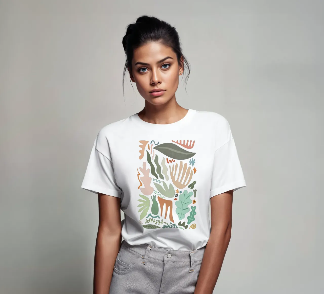 Colore botanico t-shirt da amini54