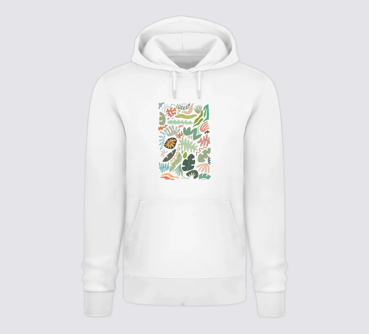 Colore botanico II felpa con cappuccio da amini54