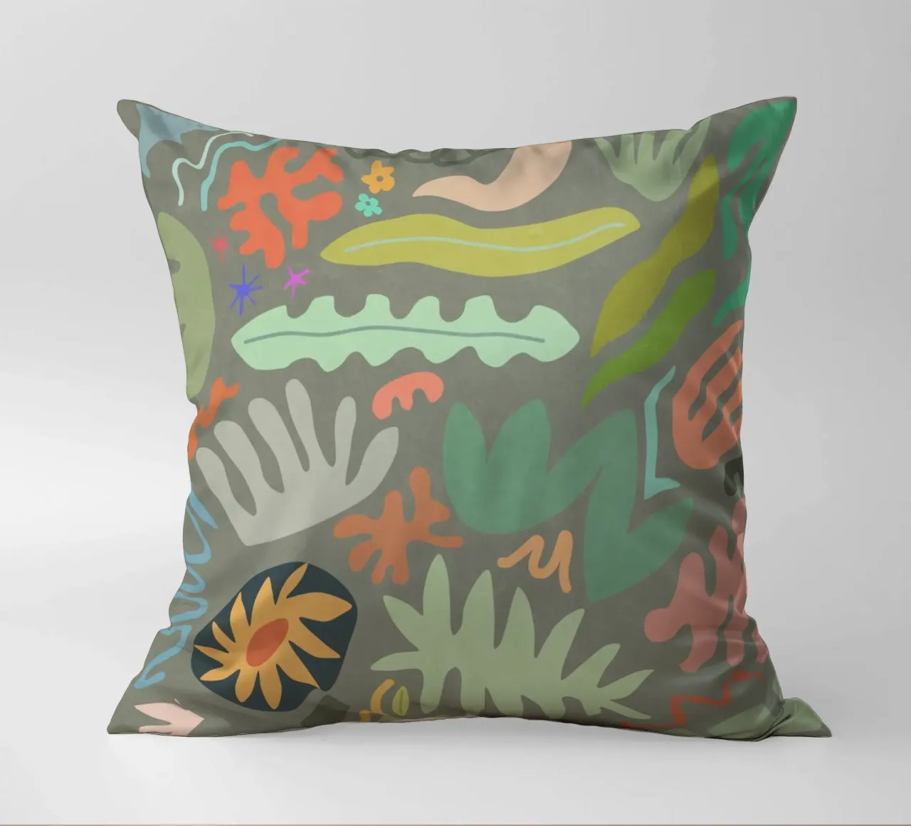 Botanical Color II decorative cushion by amini54