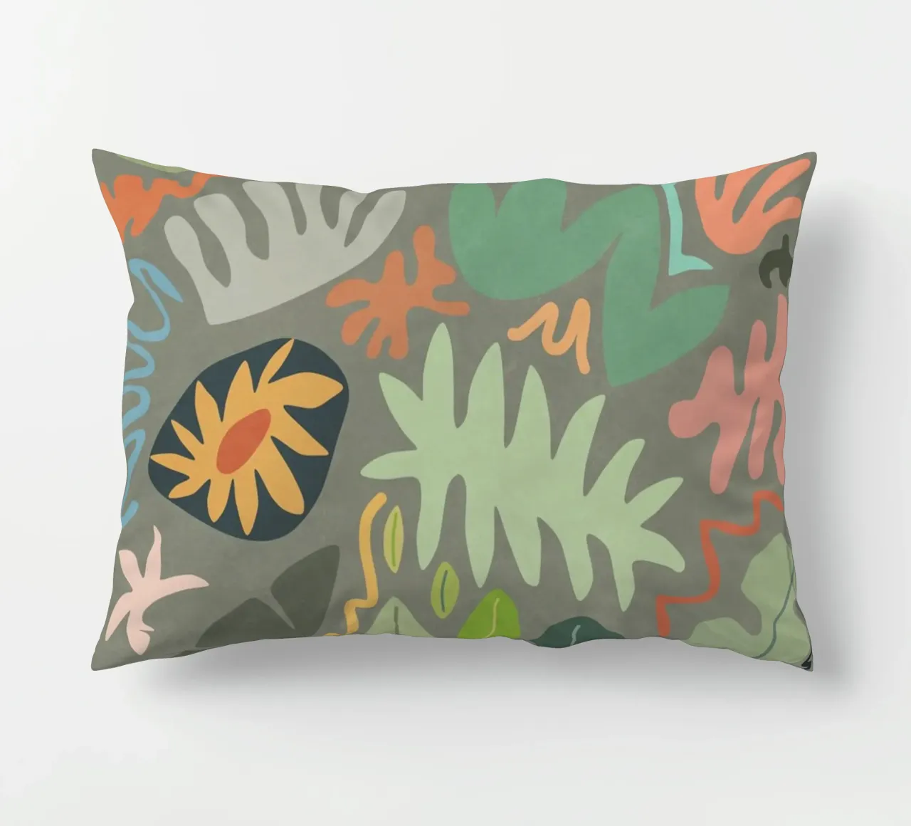 Botanical Color II decorative cushion by amini54
