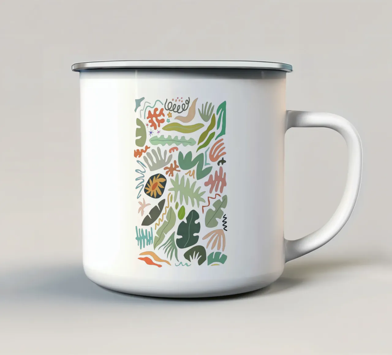 Couleur botanique II mug en émail de amini54