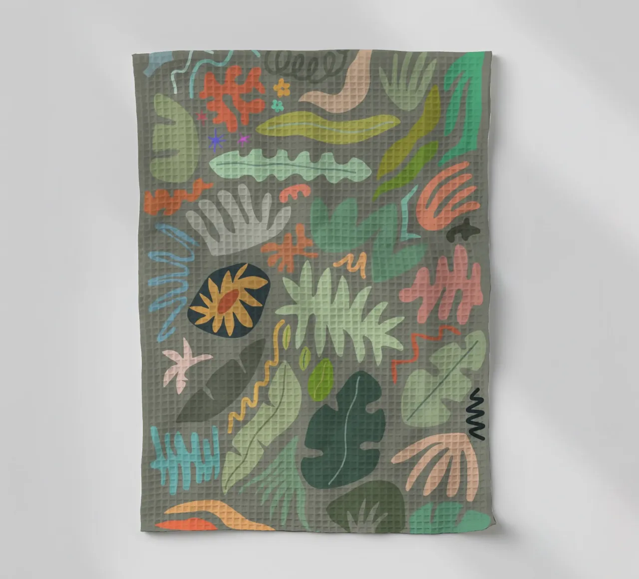 Colore botanico II canovaccio da cucina da amini54