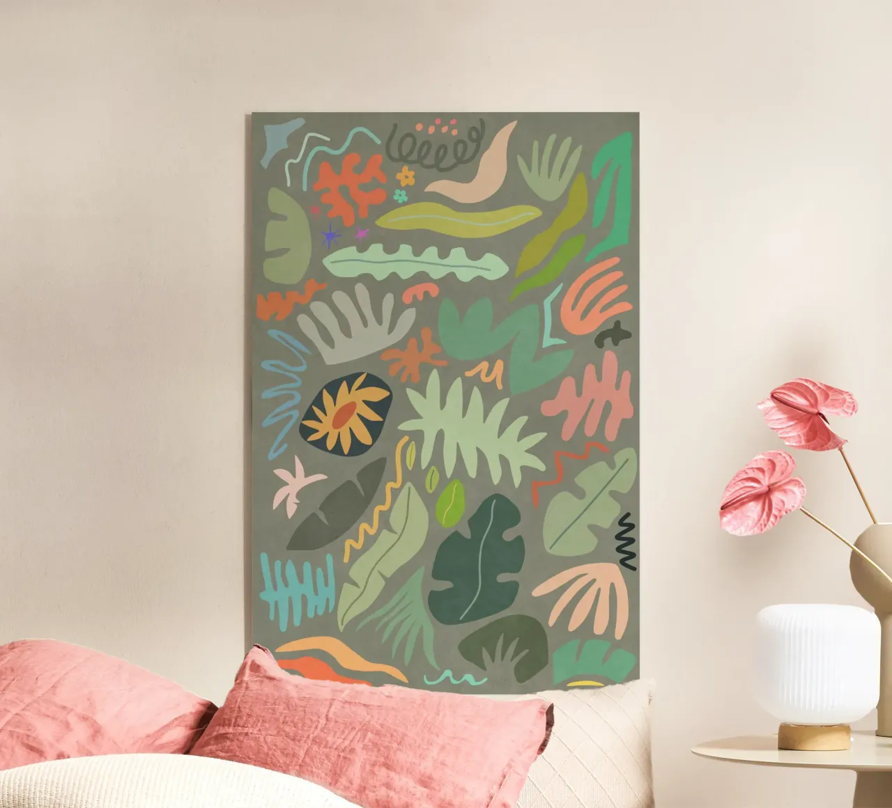 Botanical Color II acrylic glass by amini54