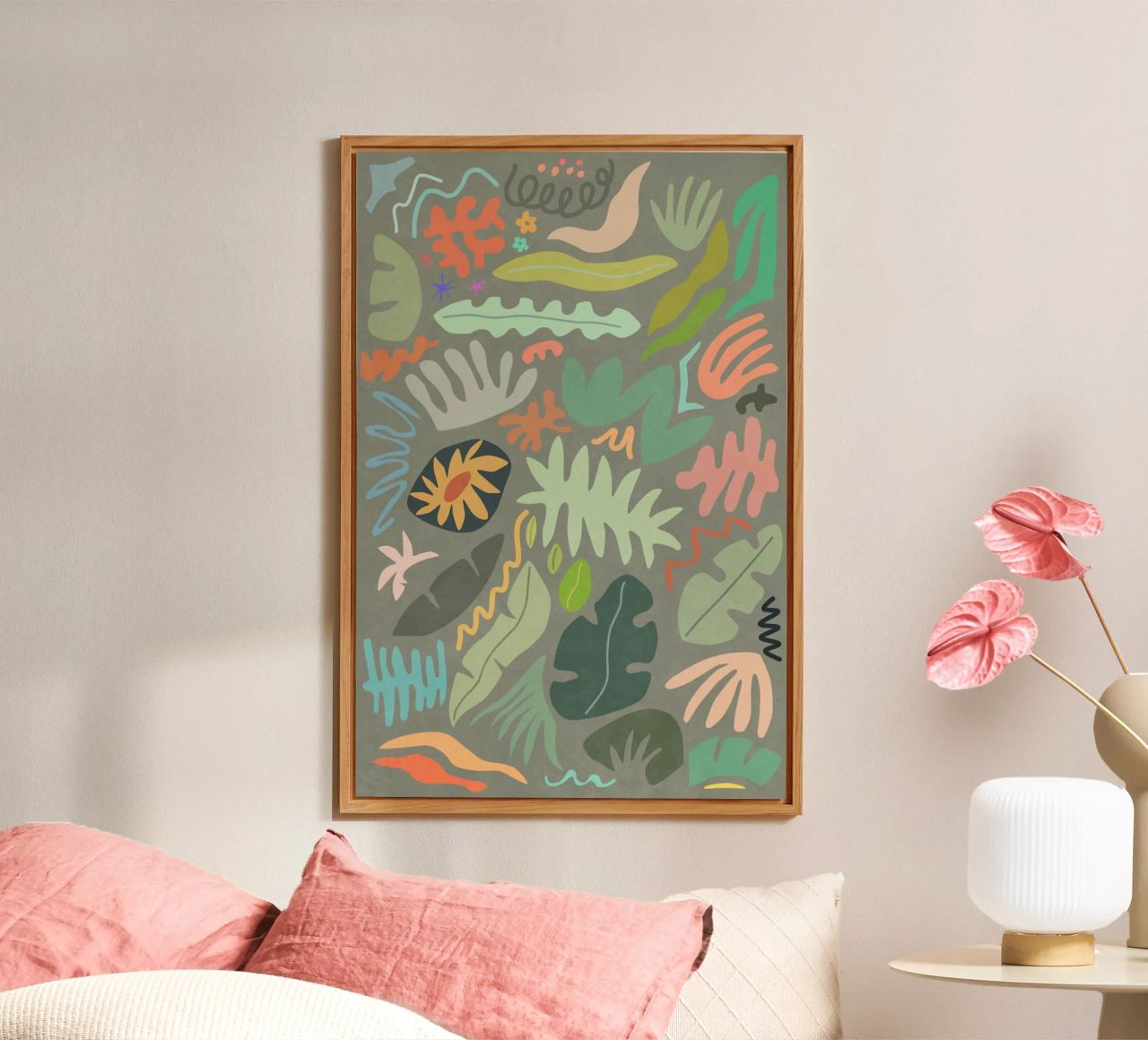 Colore botanico II alluminio dibond da amini54
