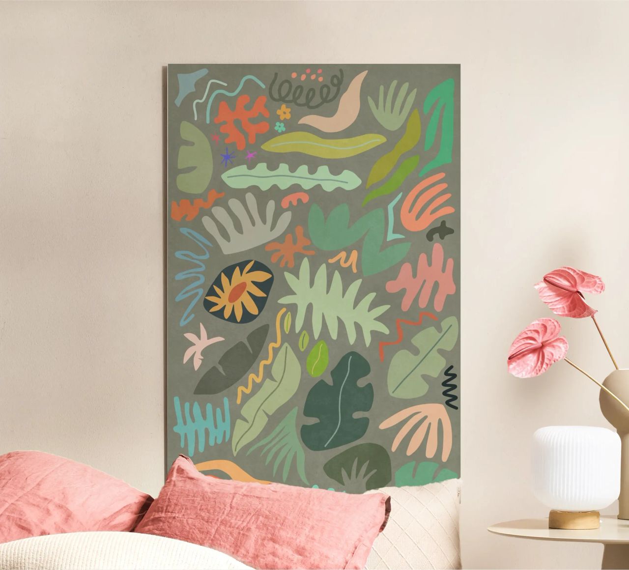 Colore botanico II alluminio dibond da amini54