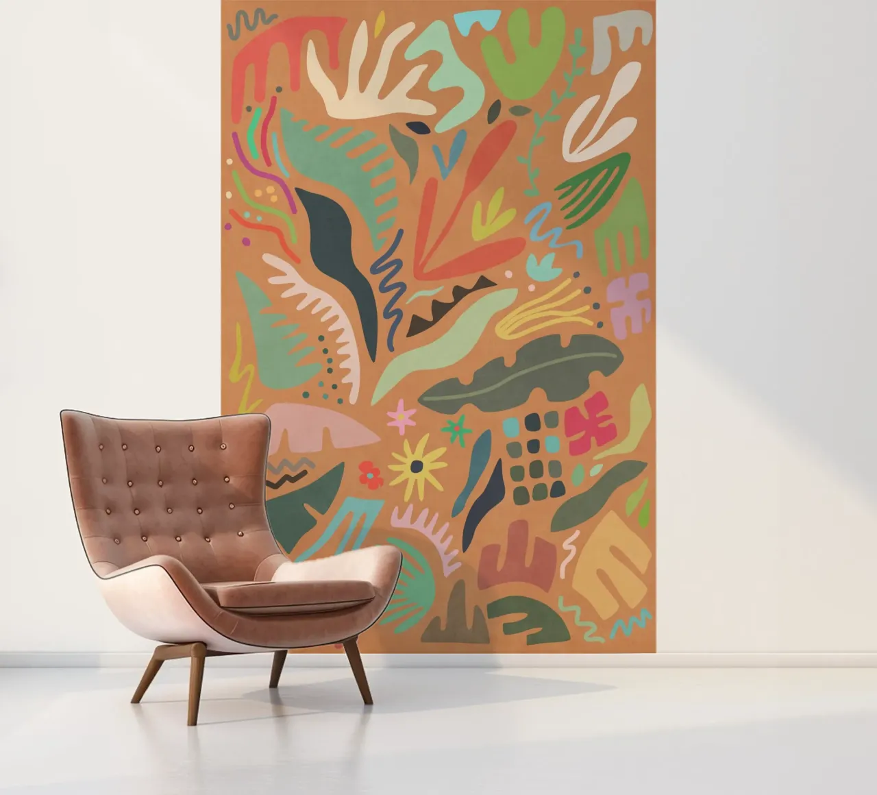 Zomertuin fotobehang van amini54