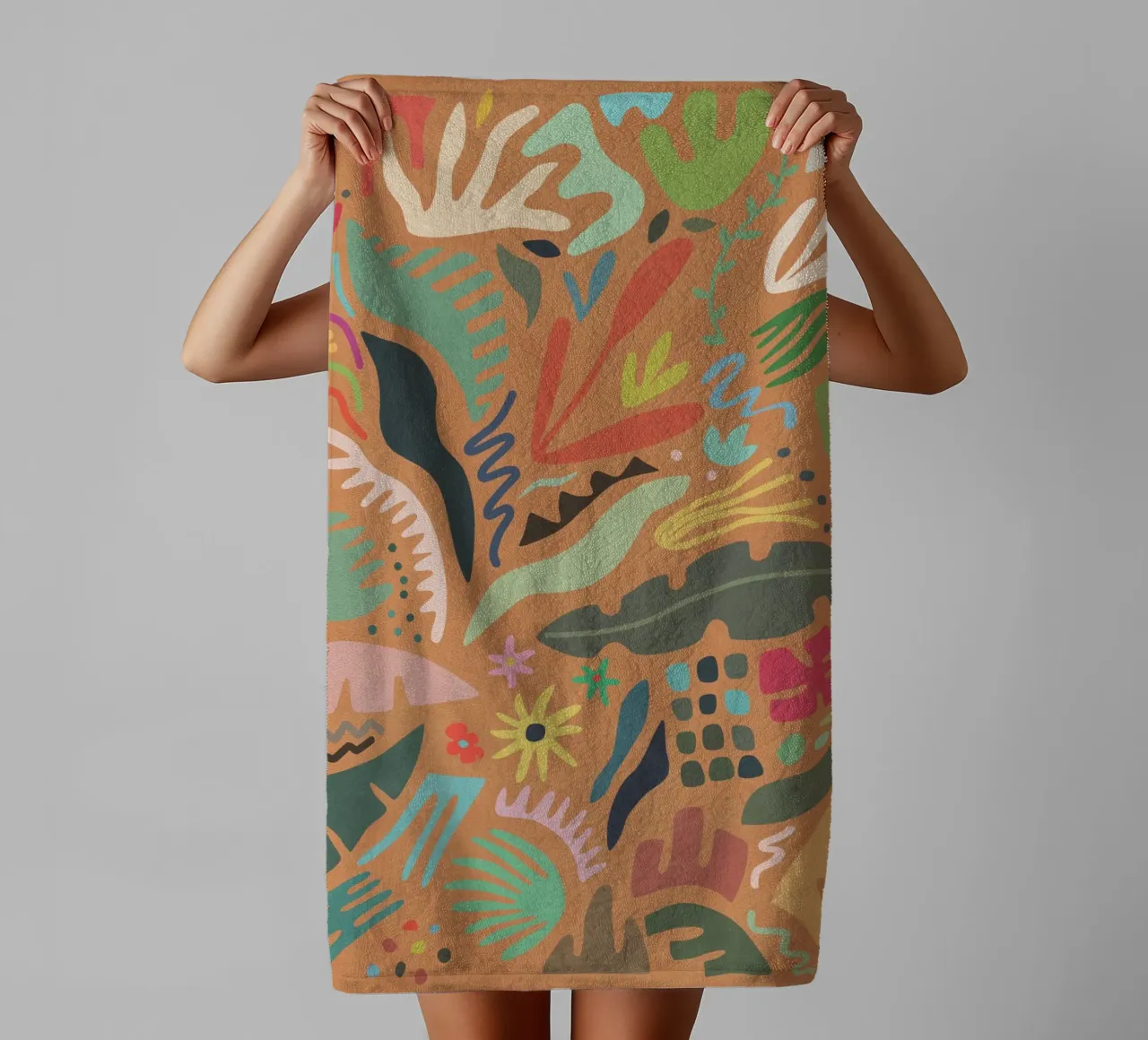 Zomertuin badhanddoek van amini54