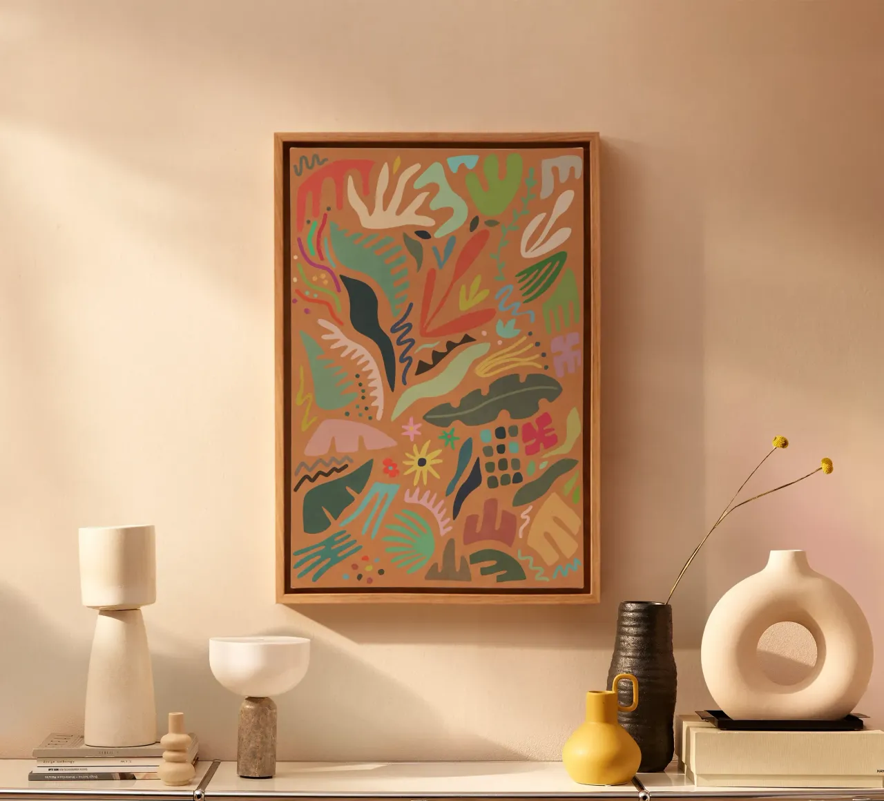 Zomertuin canvas van amini54