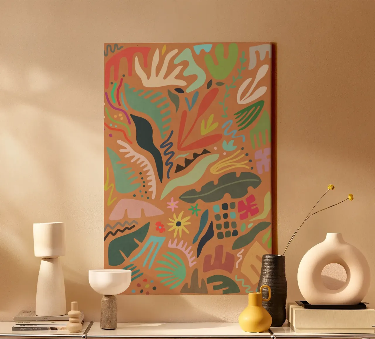 Zomertuin canvas van amini54