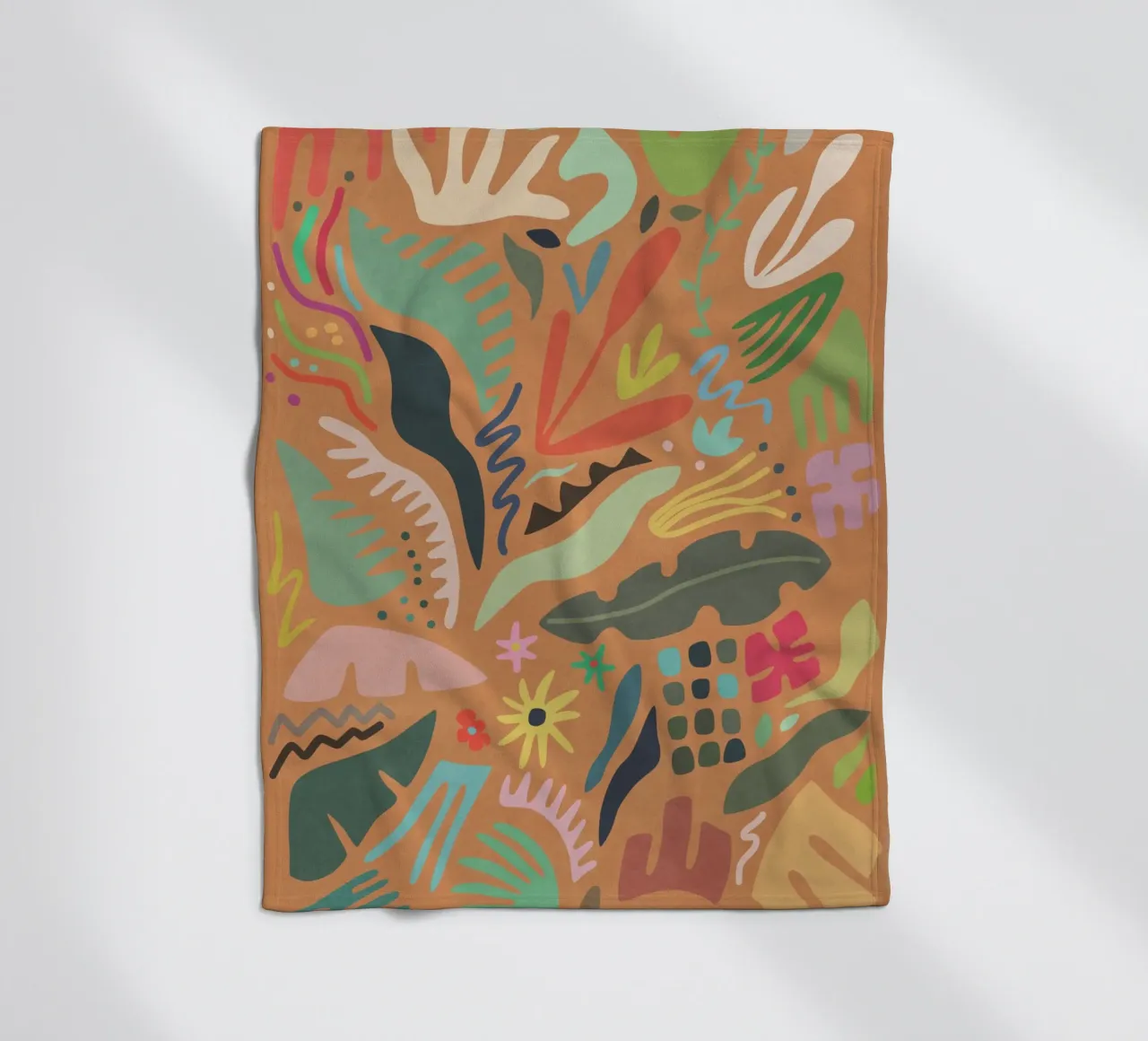 Summer Garden fleece blanket by amini54
