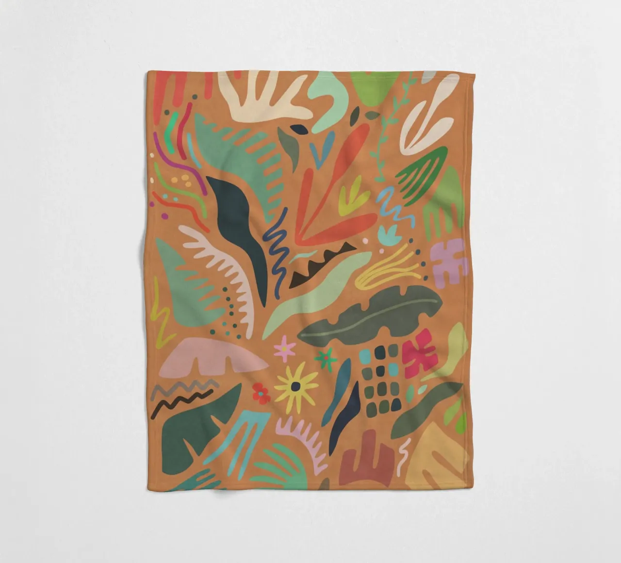 Summer Garden fleece blanket by amini54