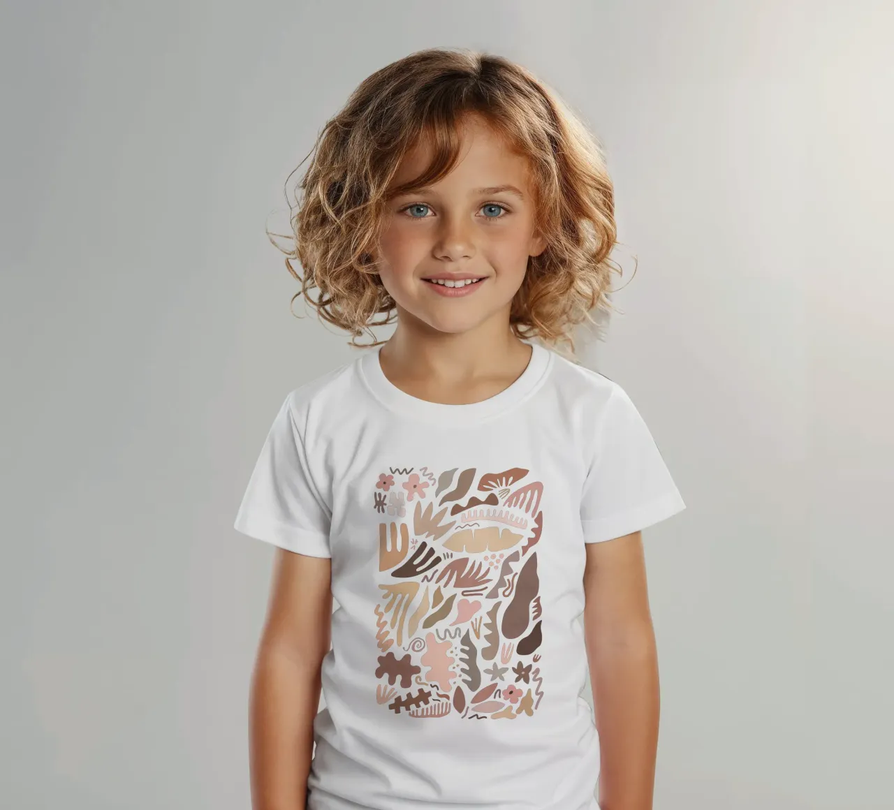 Blush Flora I kinder t-shirt van amini54