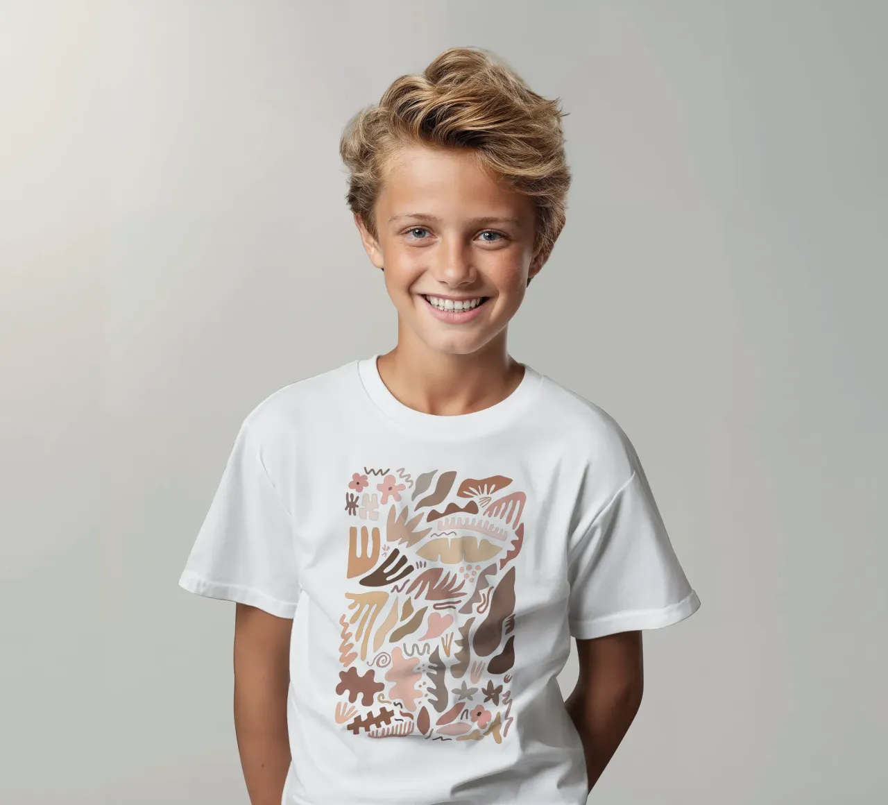 Blush Flora I kinder t-shirt van amini54